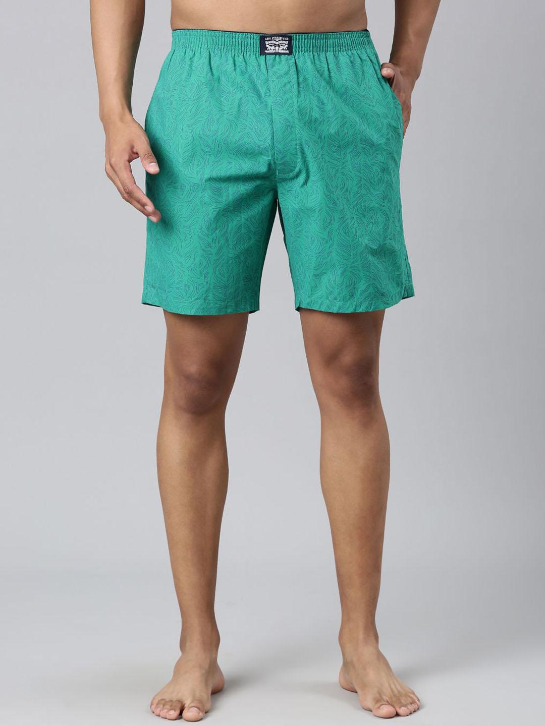 Buy Levis Men Printed Cotton Woven Soft Boxer Shorts With Side Pocket - - Apparel for Men