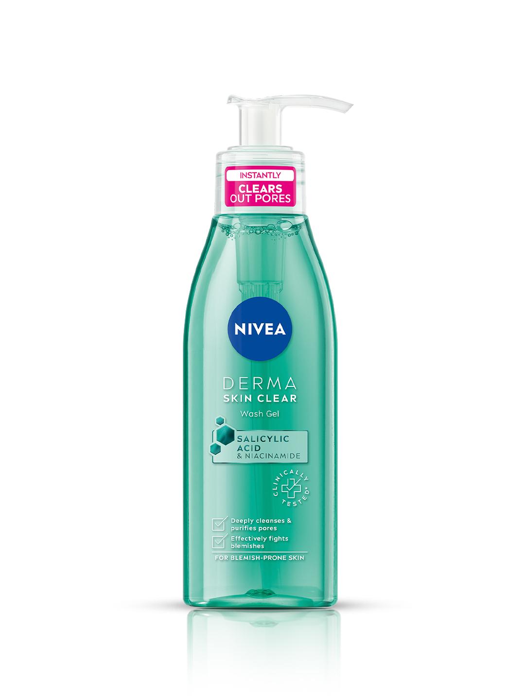 Buy Nivea Derma Skin Clear Wash Gel With Salicylic Acid & Niacinamide 150 Ml - - Personal Care for Unisex