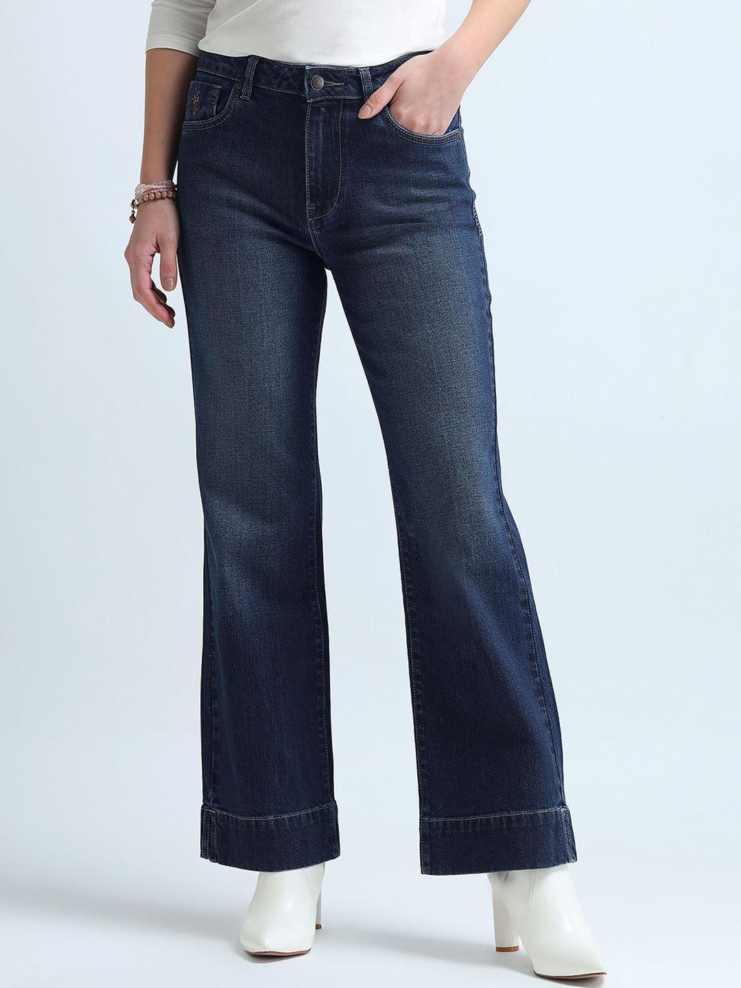 U.S. Polo Assn. Women Bootcut Light Fade Stretchable Jeans
