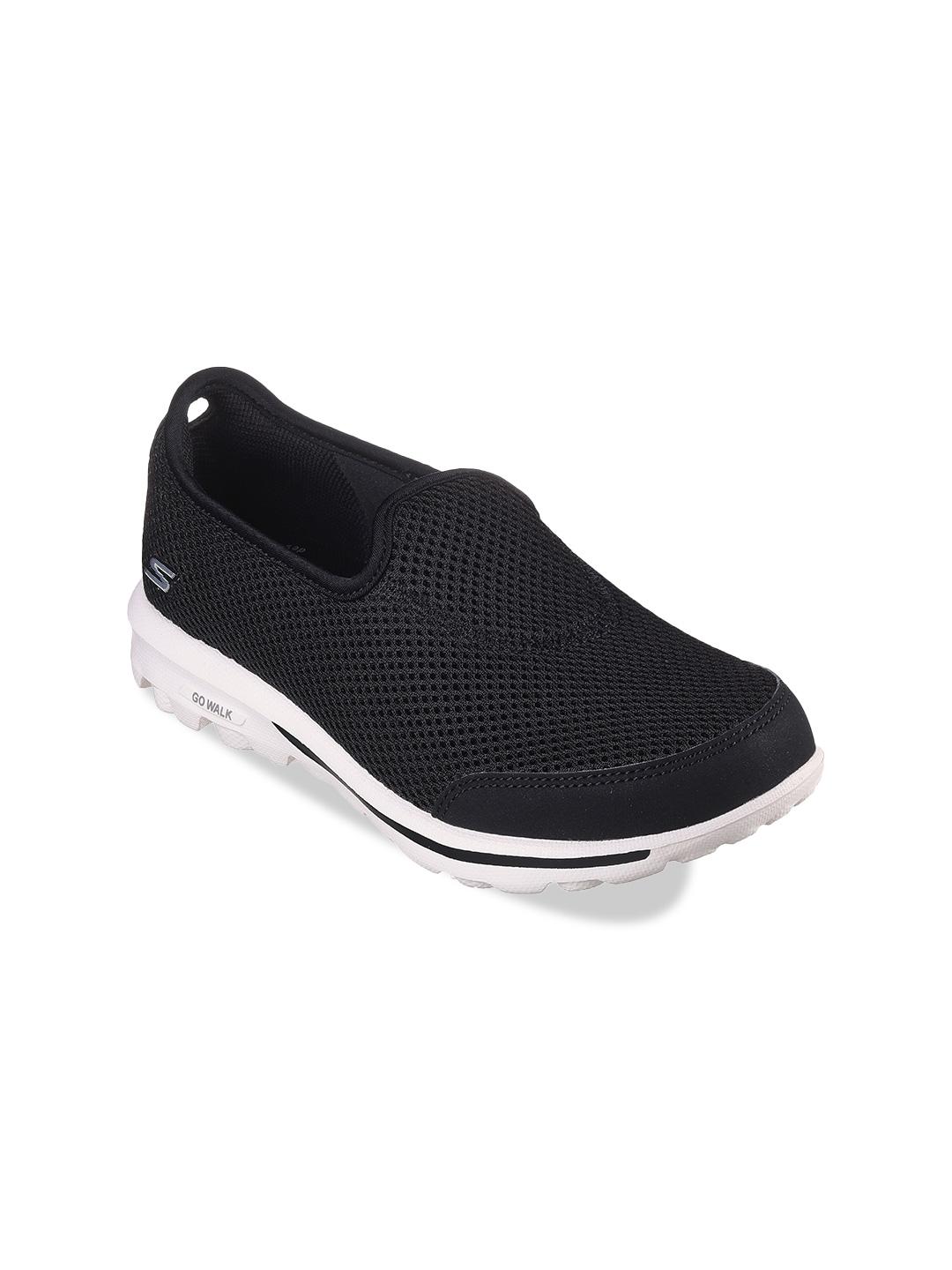 Buy Skechers GO WALK TRAVEL VARALI Women Self Design Slip On Round Toe Walking Shoes - - Footwear for Women