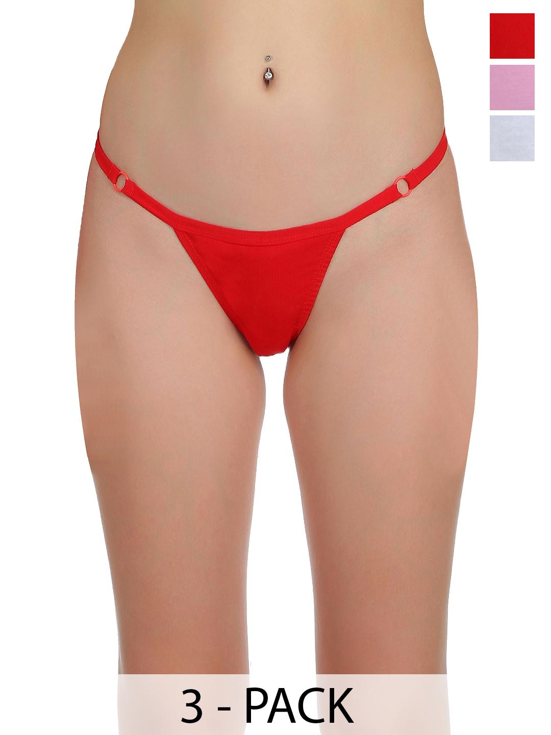 Buy SELFCARE Pack Of 3 Thongs Briefs  SN2898 -  - Apparel for Women