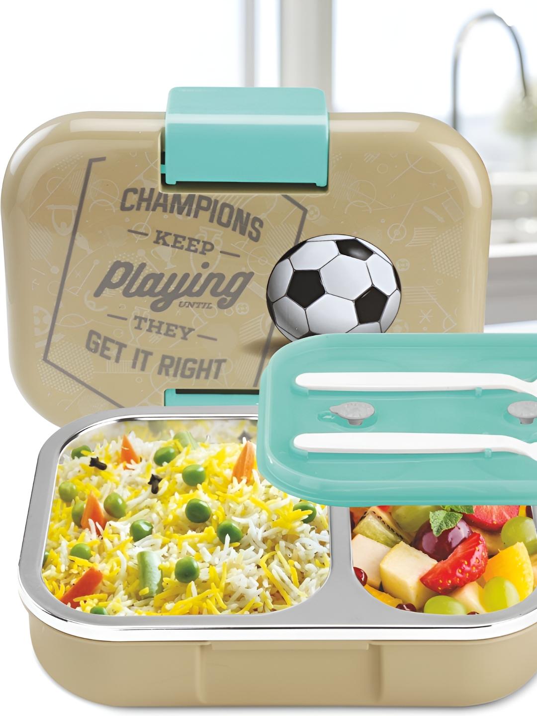 Buy Nayasa Marco Grey Football Lunch Box 650ml - Image 1