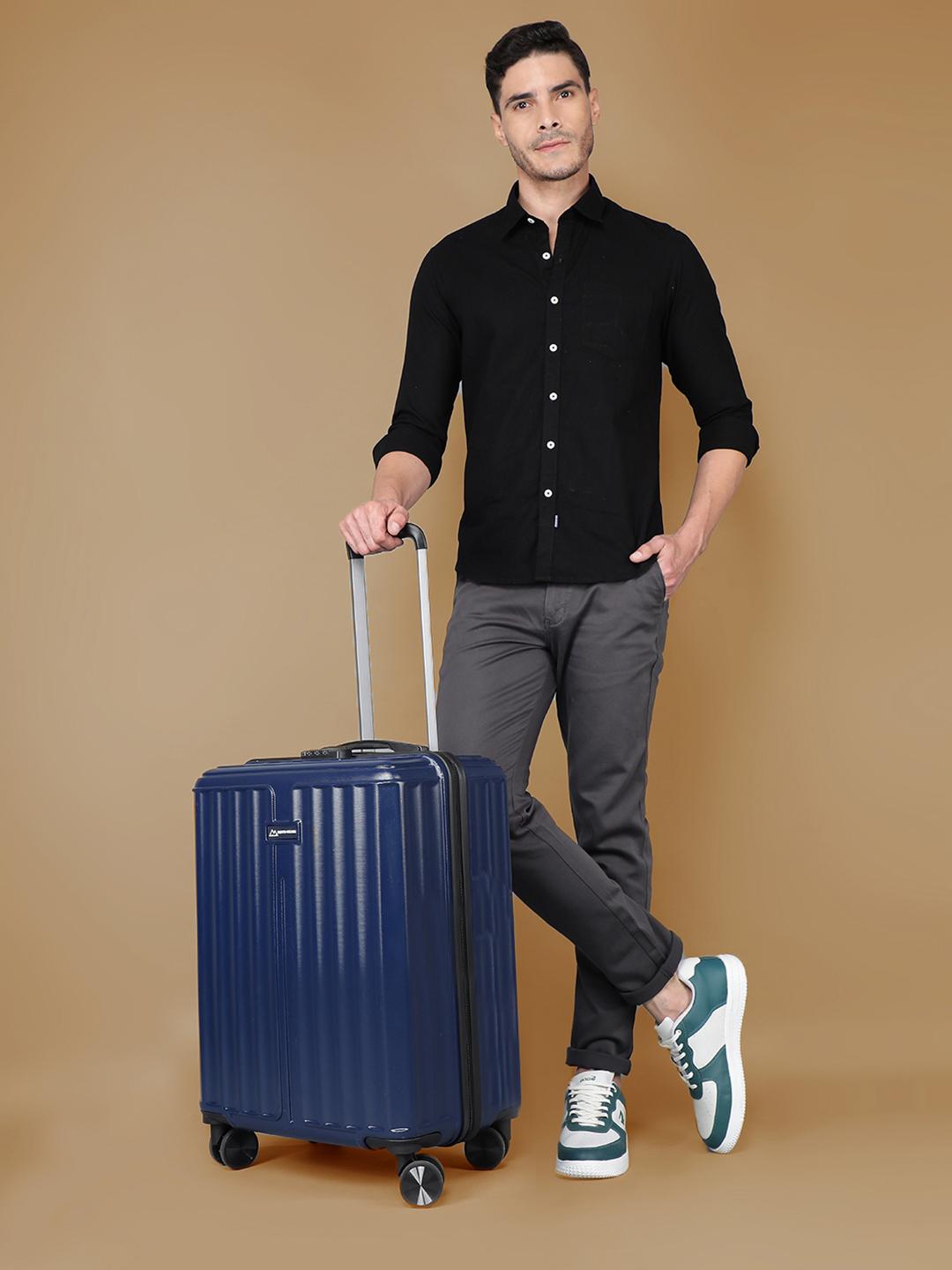 Buy MOVE MEANT Roamify 55cm Polycarbonate Trolley Bag 8 Wheels Spinner Number Lock - - Accessories for Unisex