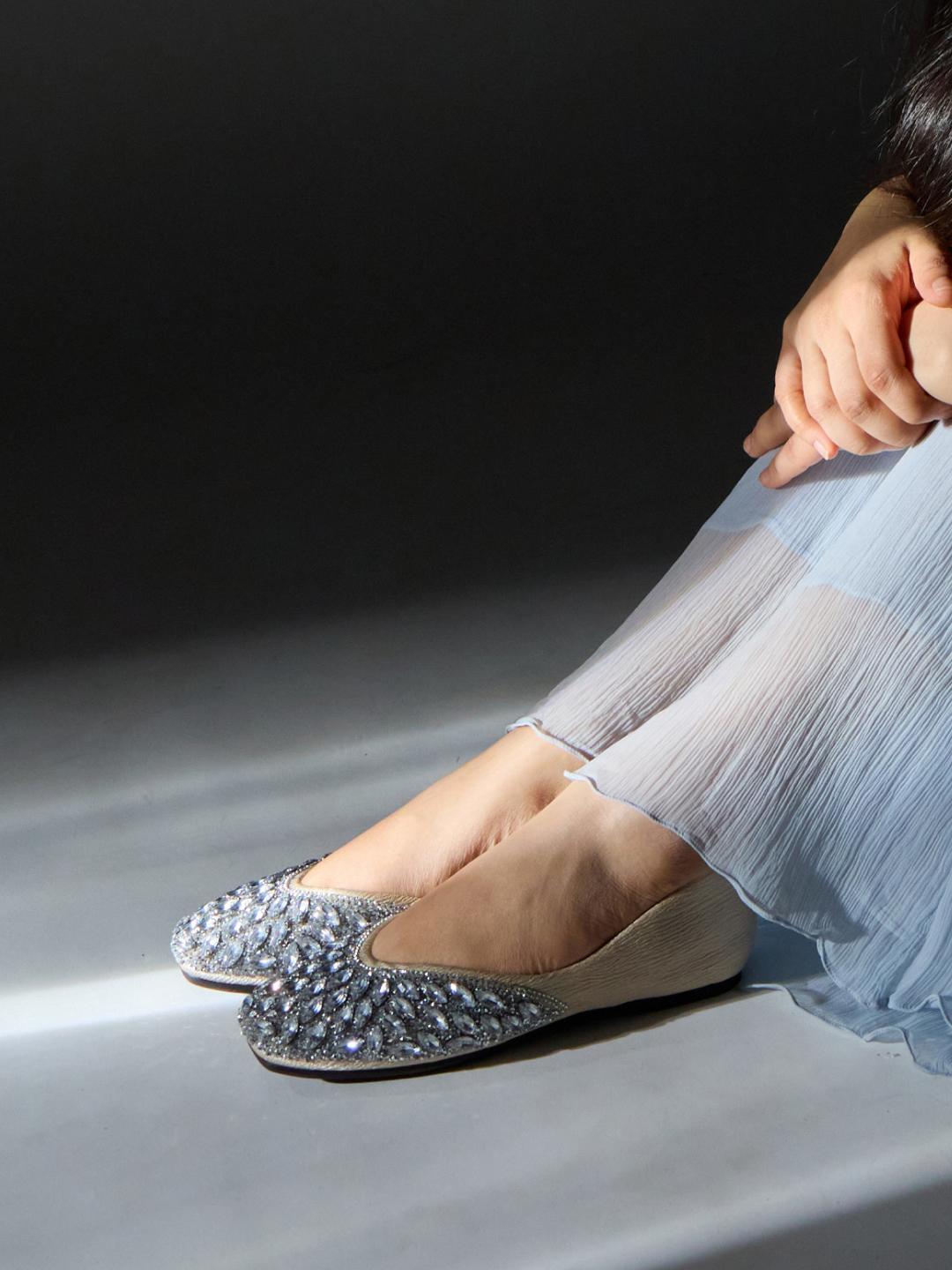 NEK Embellished Flat Ballerinas main image 0
