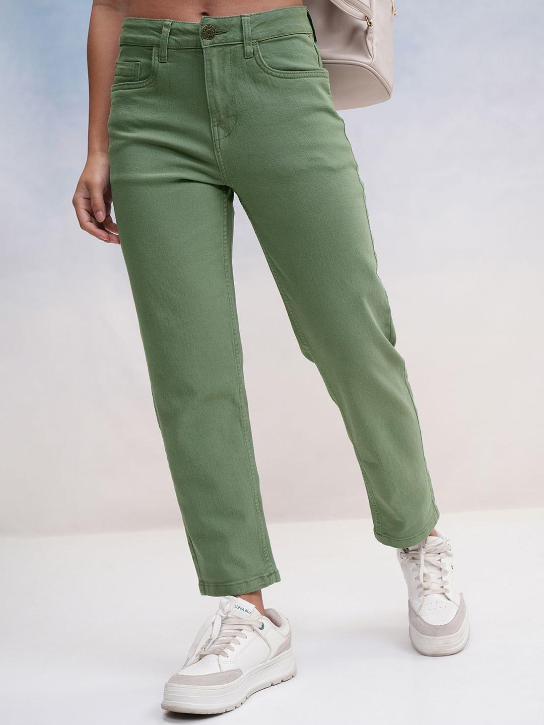 Street By Tokyo Talkies Women Slim Fit High-Rise Stretchable Jeans