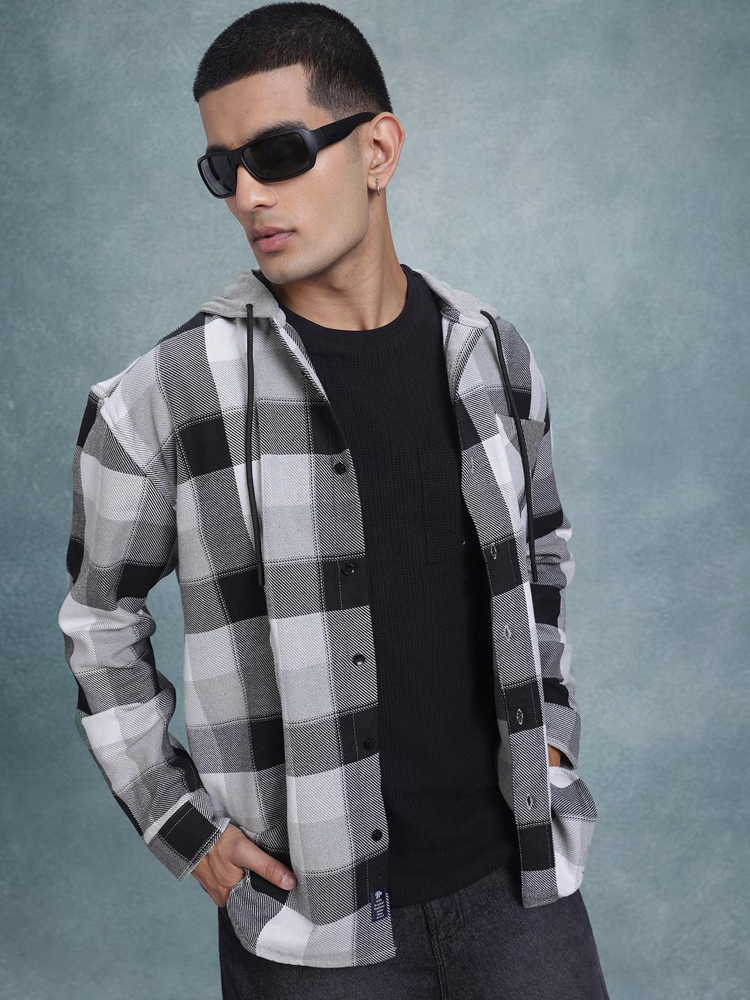 The Roadster Life Co. Tartan Checks Relaxed Shirt
