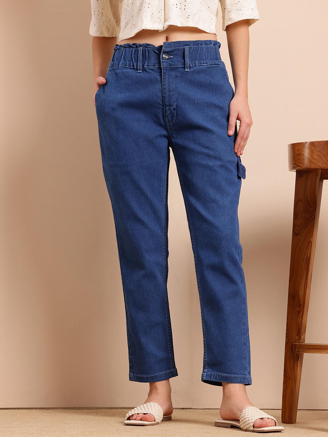Mast & Harbour Women Regular Fit Cropped Jeans