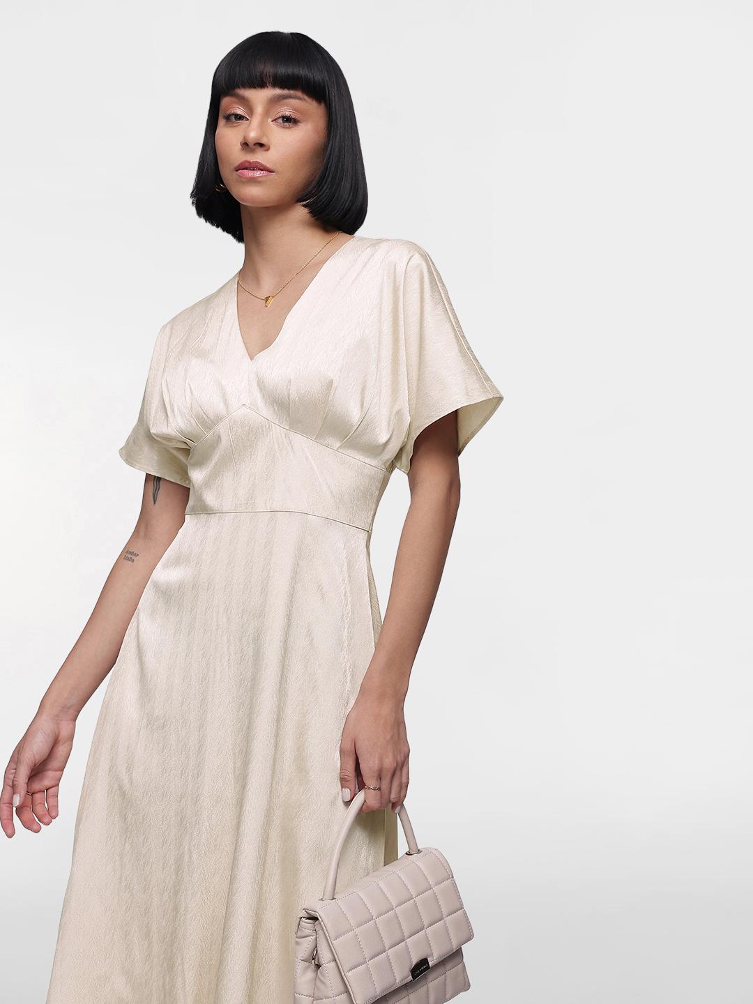smocking dress Nova White Smocked Tiered Midi Size:5XL Cotton Clothing Made in 80% Off Nh