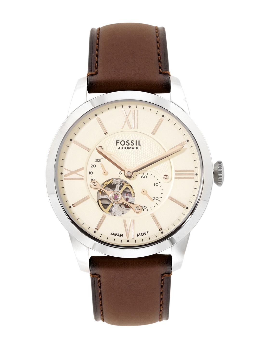 Buy Fossil Men Townsman Analogue Automatic Watch ME3266 - Watches for ...