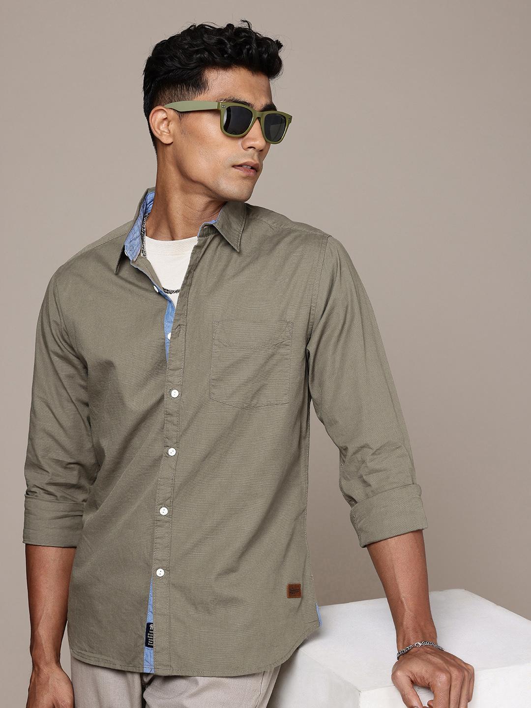 The Roadster Life Co. Pure Cotton Casual Shirt