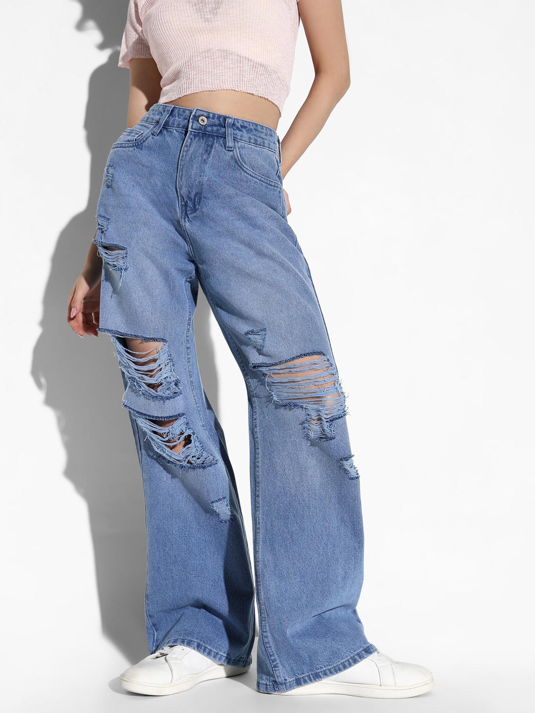 Fade Lane Wide-Leg Jeans