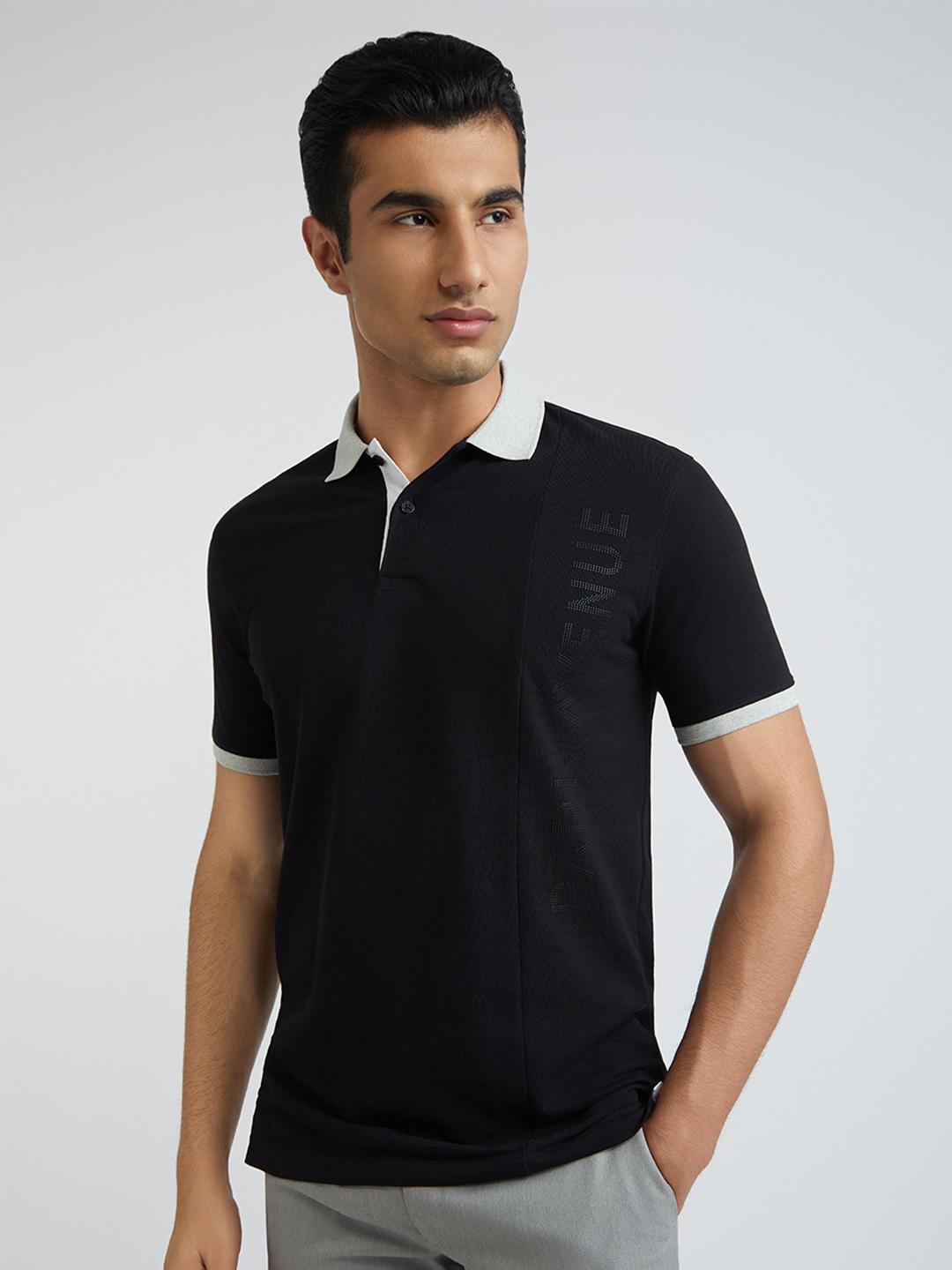 Buy Parx Men Polo Collar Pockets Slim Fit T Shirt - Tshirts for Men ...