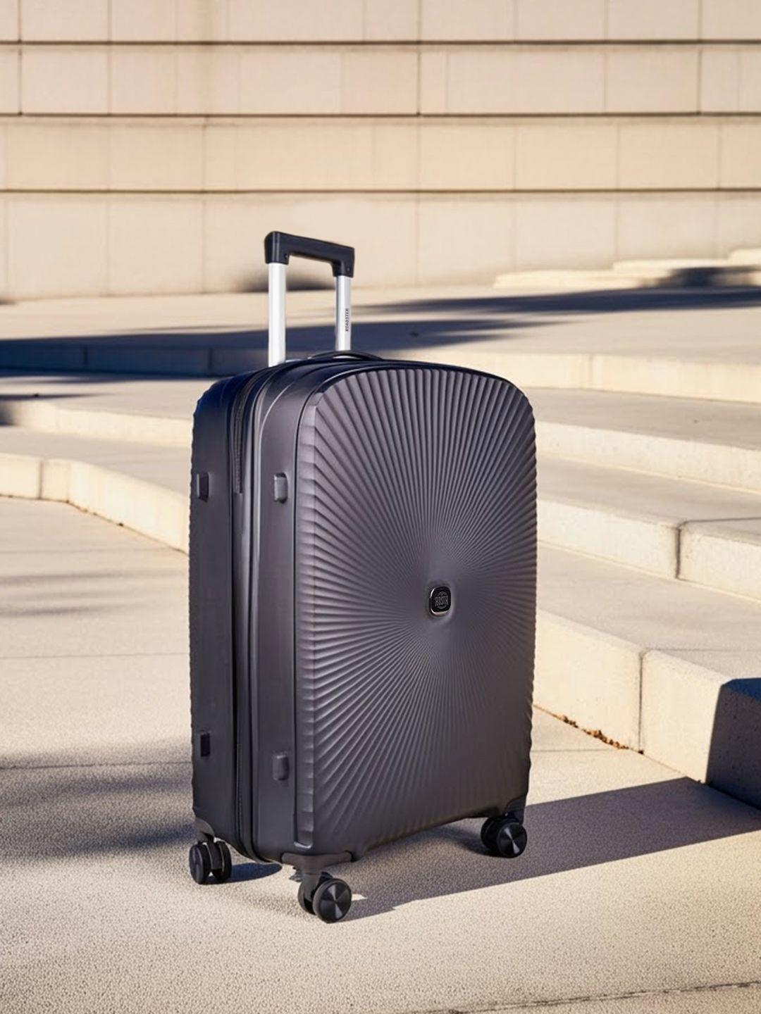 Buy The Roadster Life Co. Textured 360 Degree Rotation Large Trolley Bag 118.13L -  - Accessories for Unisex
