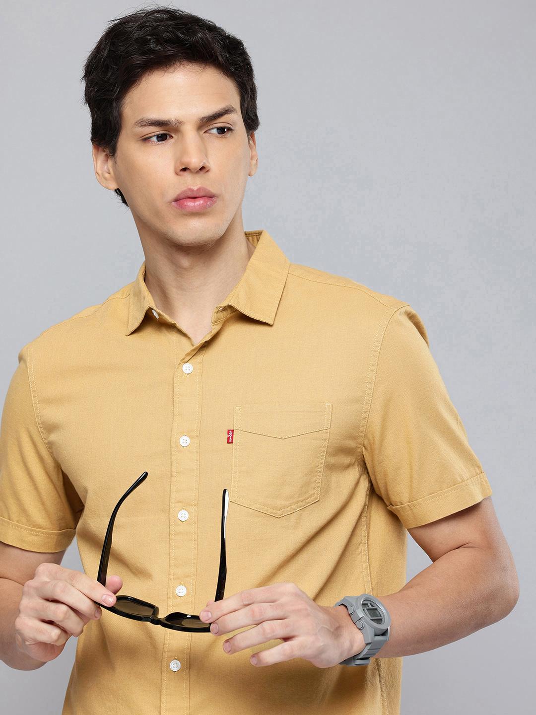 Levis Slim Fit Pure Cotton Casual Shirt