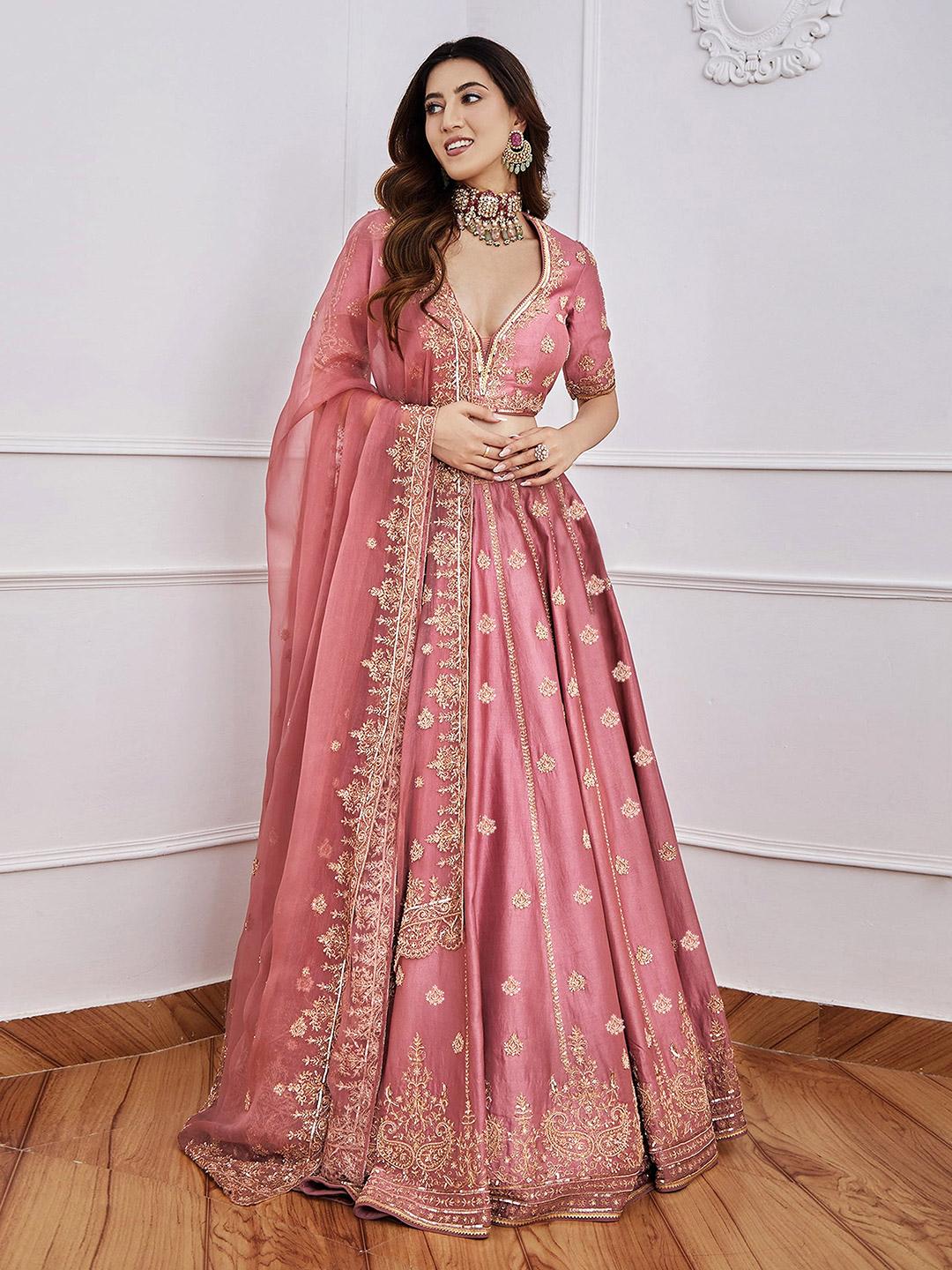 Trendmalls – Semi-Stitched Lehenga