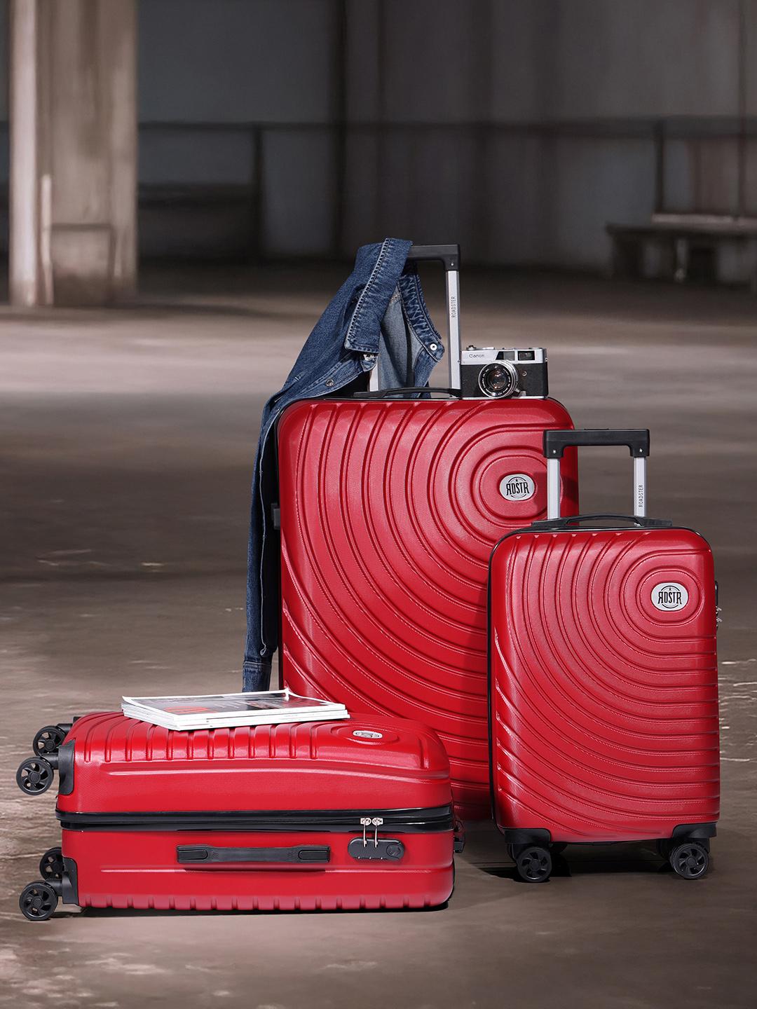 Buy Roadster HRD Set Of 3 Textured Trolley Bag  171.5 L -  - Accessories for Unisex
