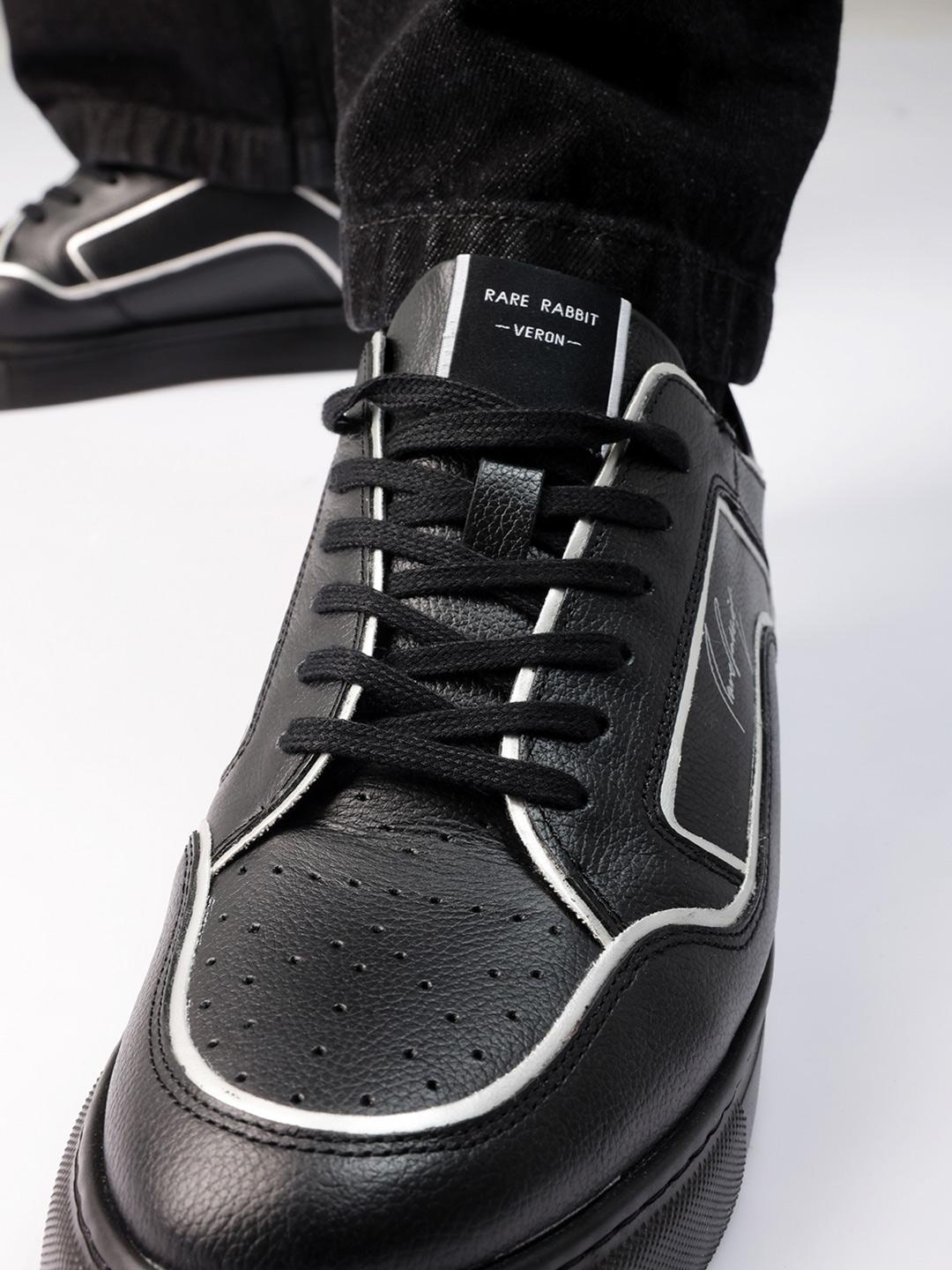 Rare Rabit Shoe Buy RARE RABBIT Men Perforations Round Toe Leather Sneakers - Casual ...