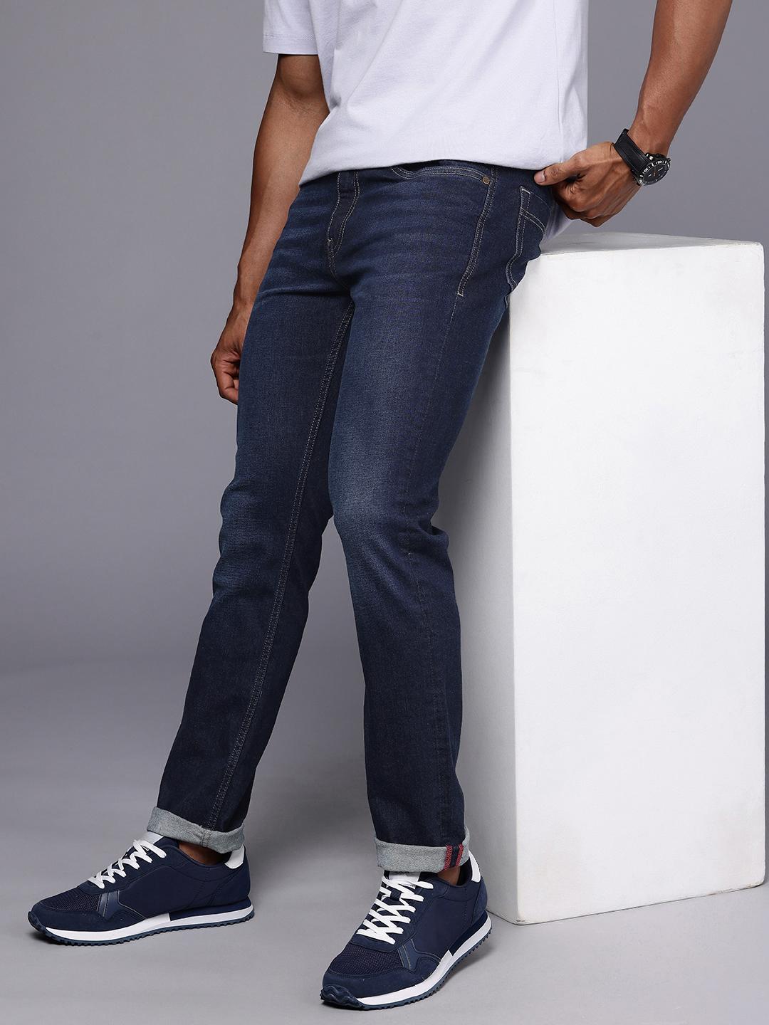 Ducati Men Slim Fit Light Fade Stretchable Jeans