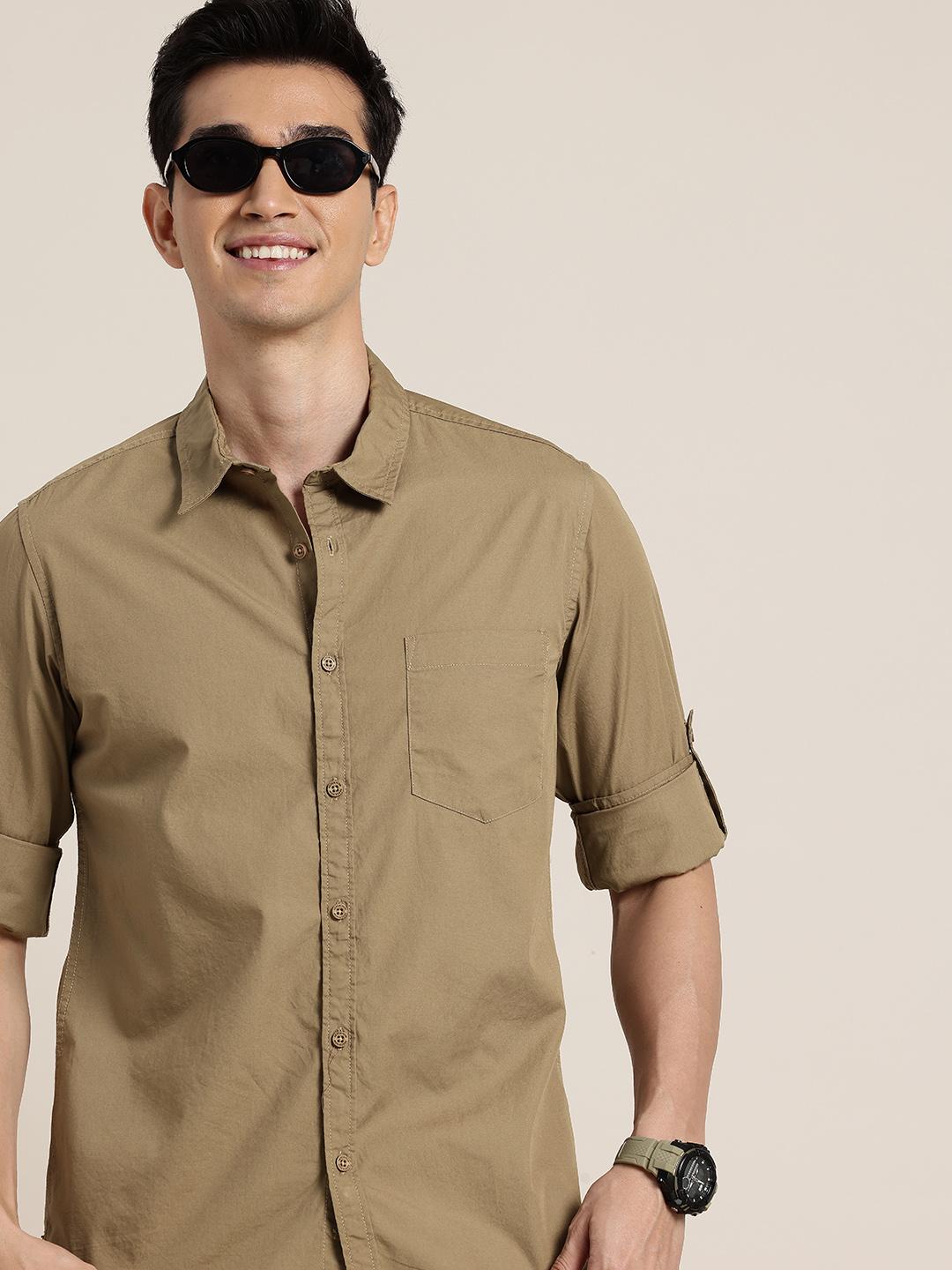HERE&NOW Pure Cotton Casual Shirt