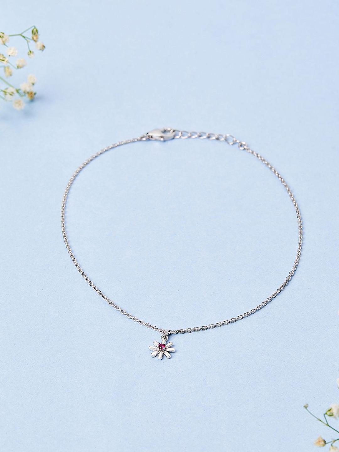 Waterproof Silver Tasha Anklet main image 1