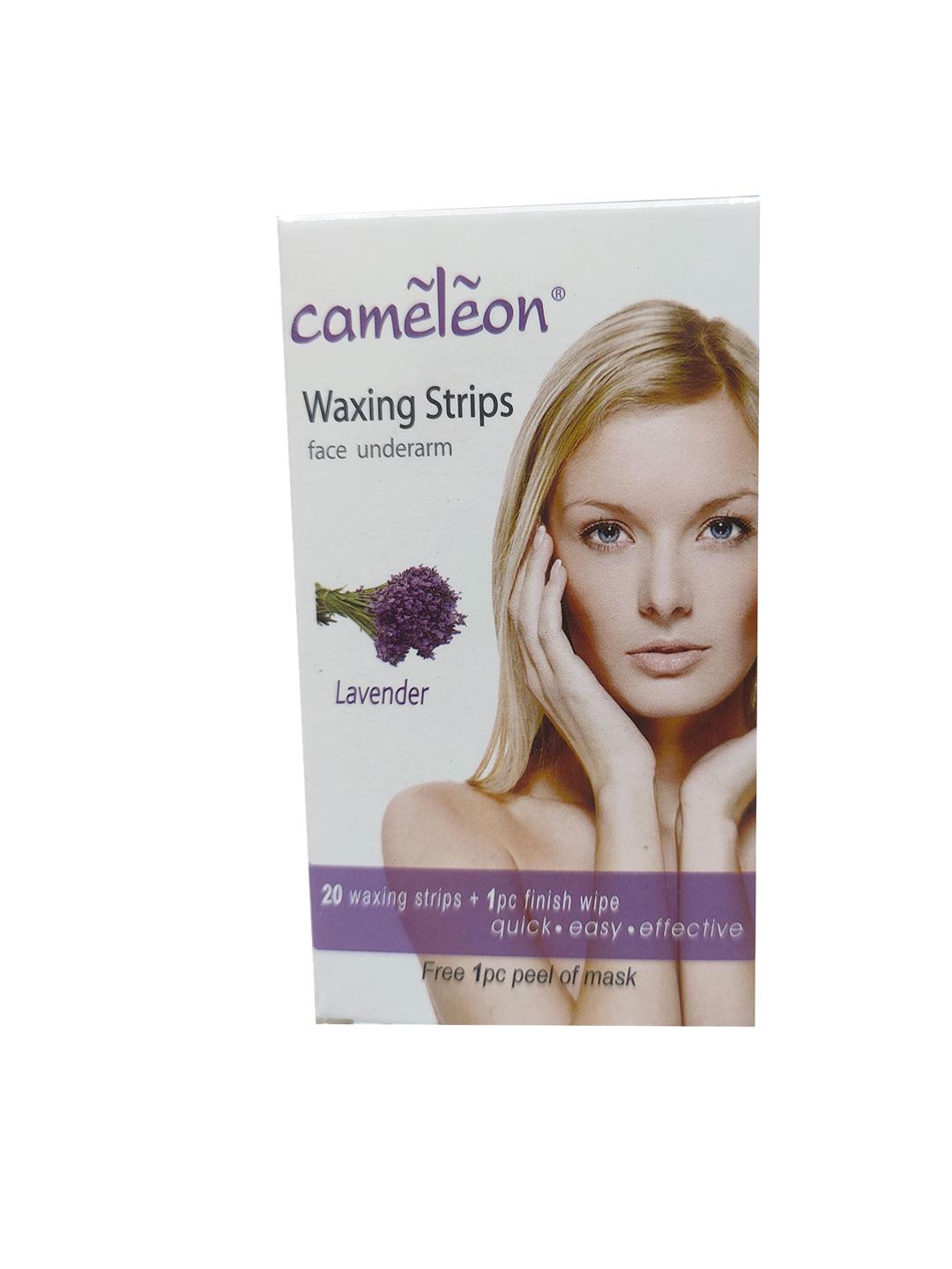 Buy Cameleon Lavender Waxing Strips For Face & Underarm 20Pcs - - Personal Care for Women