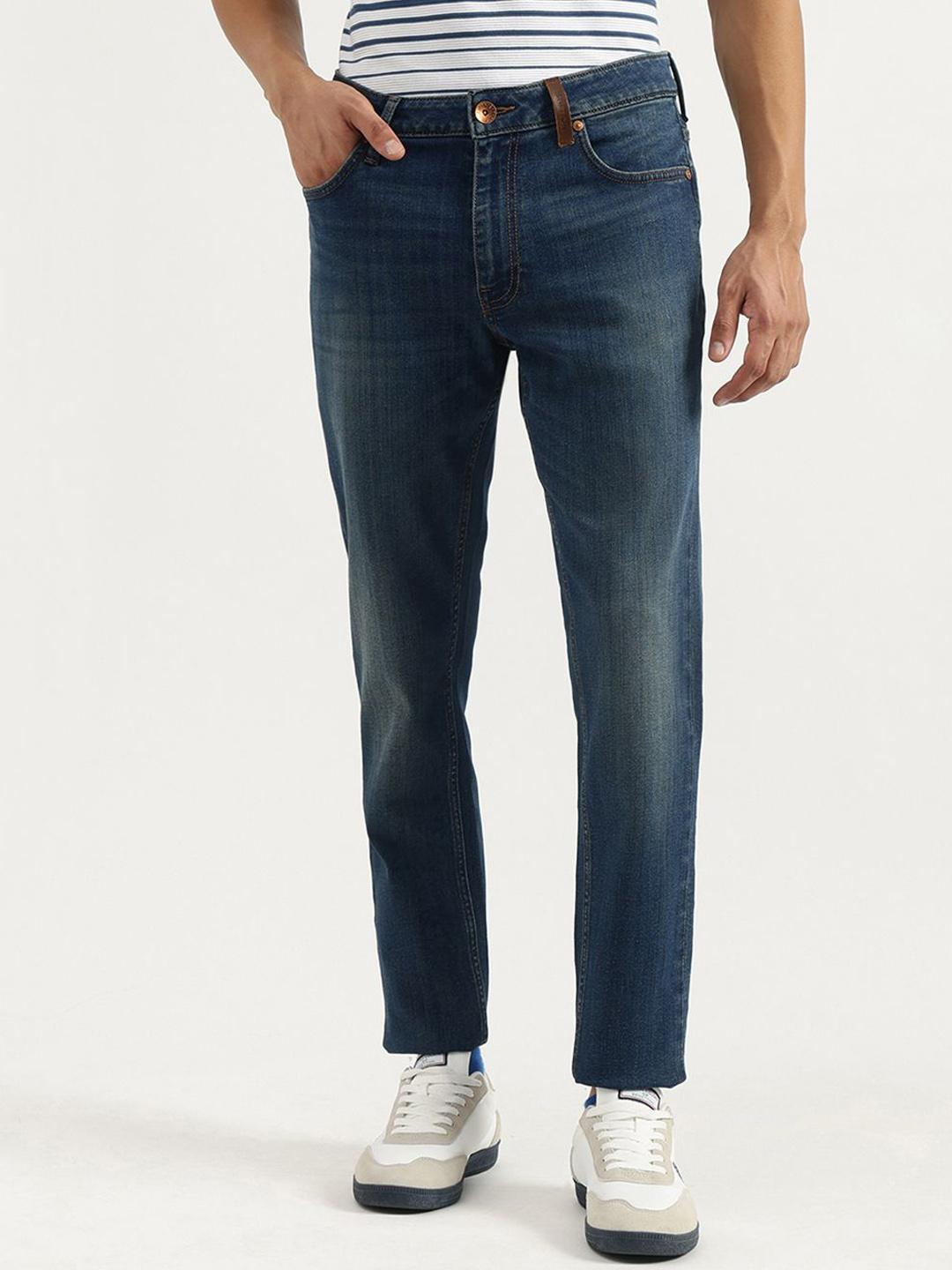 United Colors of Benetton Men Skinny Fit Mid-Rise Jeans
