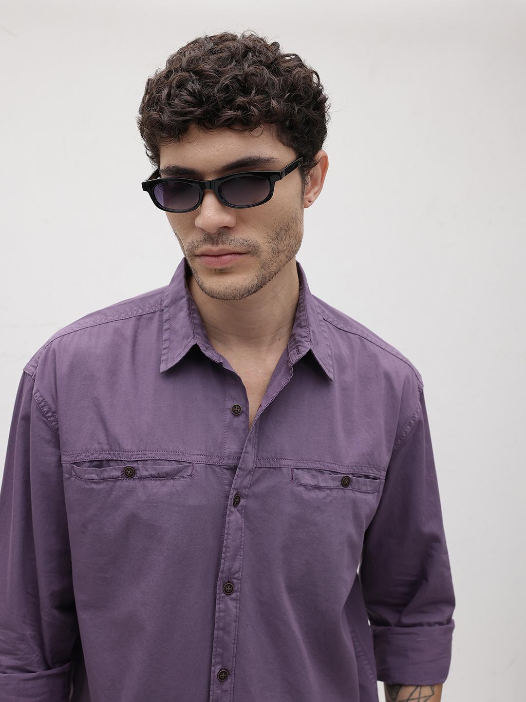 The Roadster Life Co. Men Pure Cotton Relaxed Fit Shirt