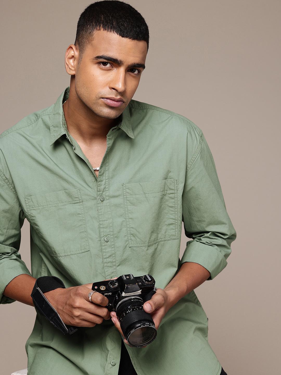 The Roadster Life Co. Pure Cotton Relaxed Fit Casual Shirt