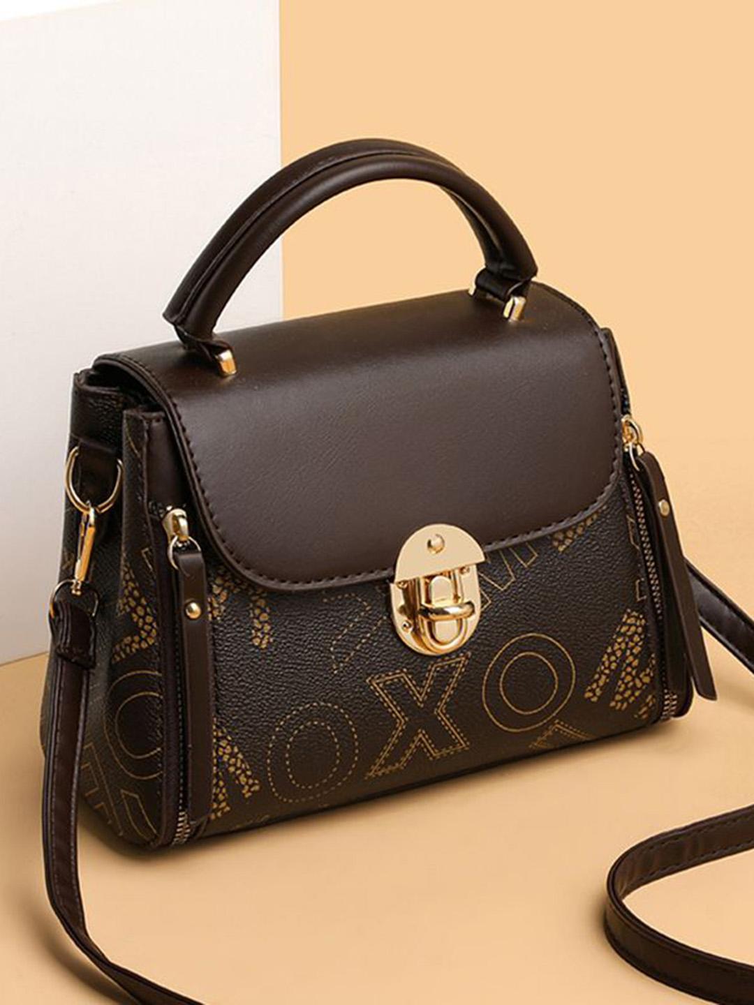 Buy Diva Dale Typography Printed Small Structured Satchel Bag -  - Accessories for Women