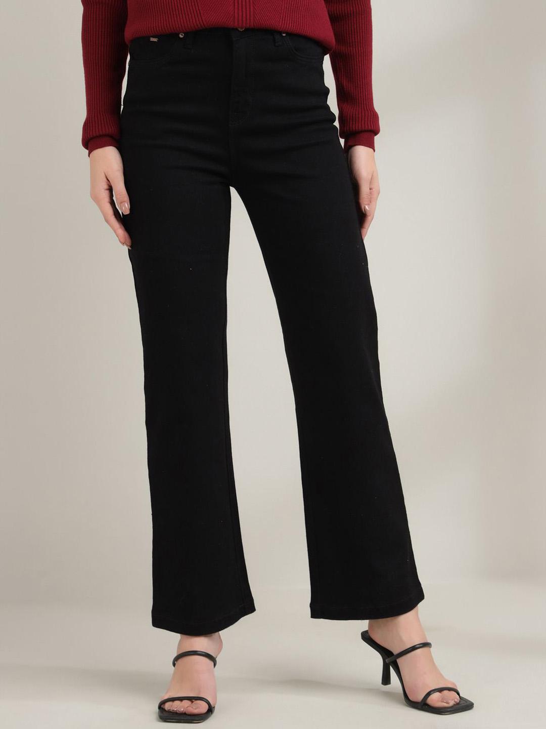 Xpose Women Comfort Straight Fit High-Rise Stretchable Jeans
