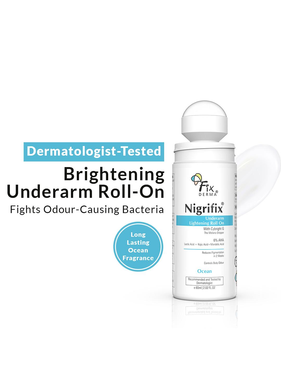 Buy FIXDERMA Nigrifix Underarm Lightening Roll On With Lactic Acid 60ml Ocean - - Personal Care for Unisex