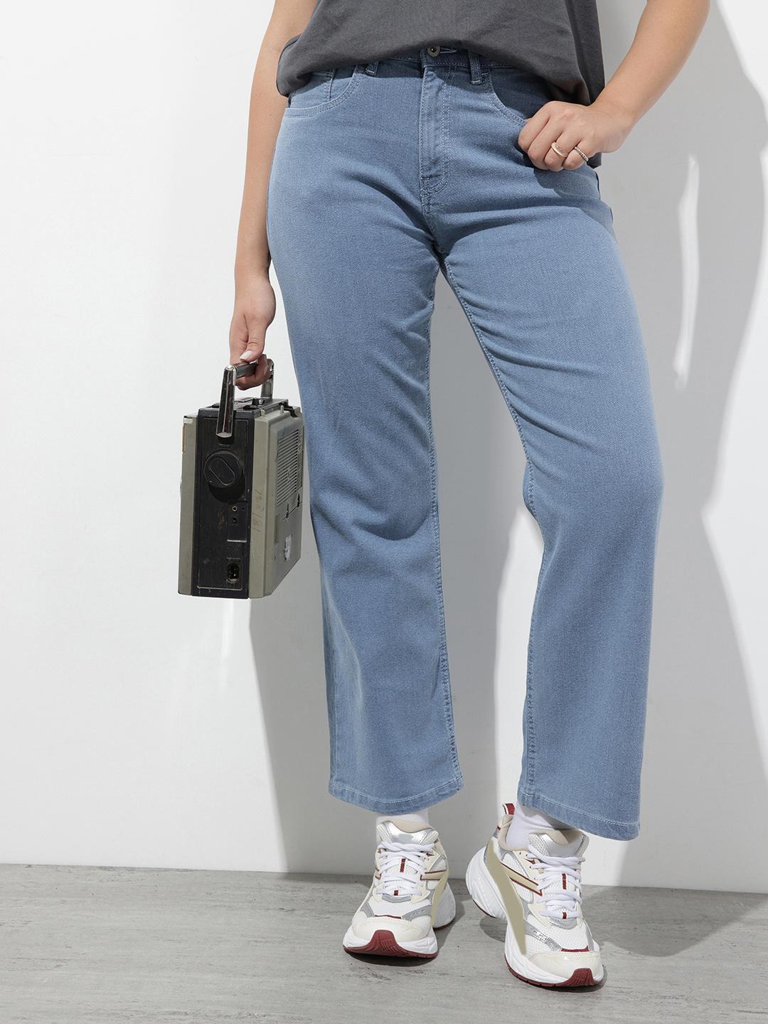 The Roadster Life Co. Women Straight Fit Stretchable Jeans