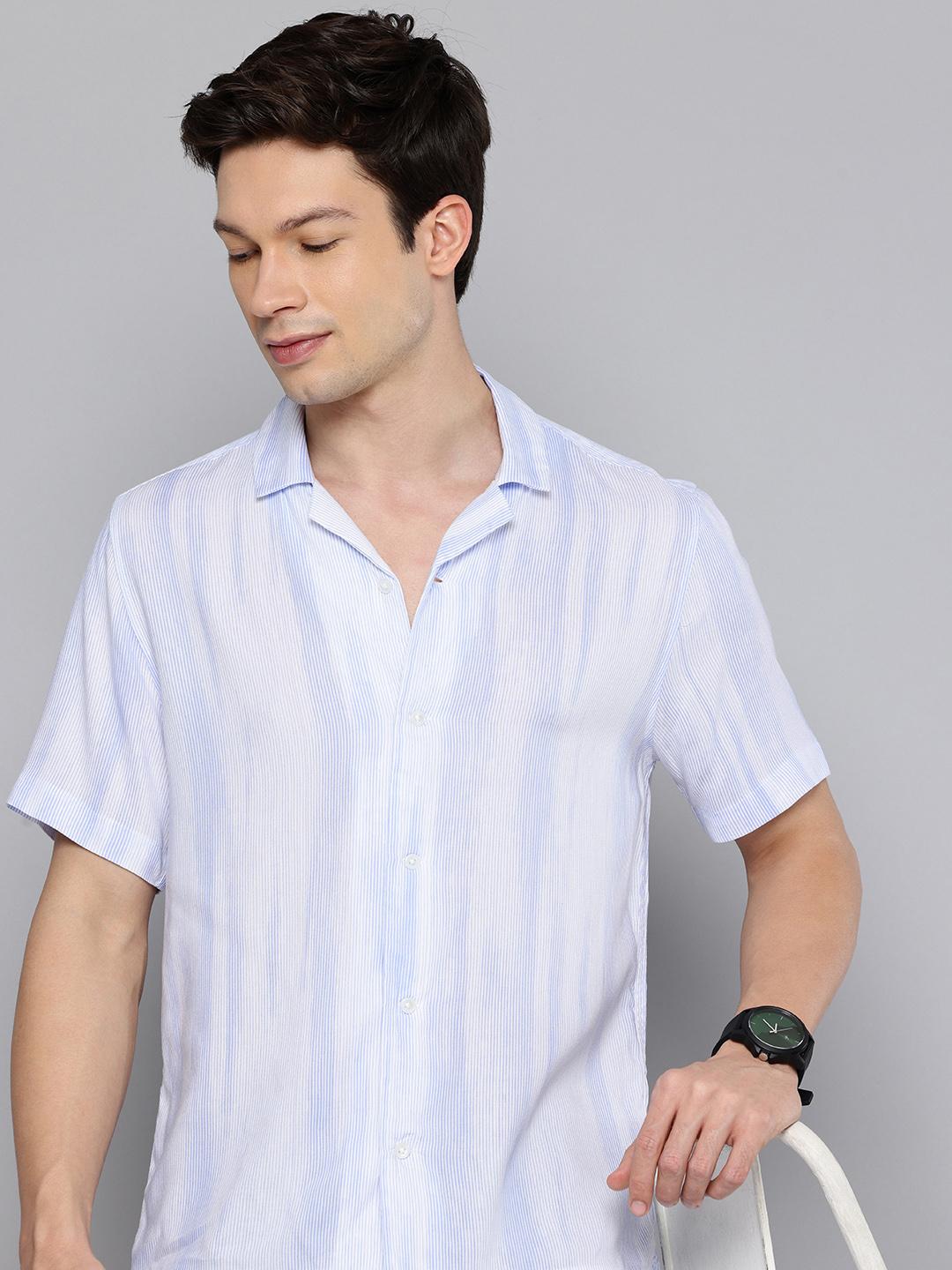 Levis Pinstripes Relaxed Fit Casual Shirt