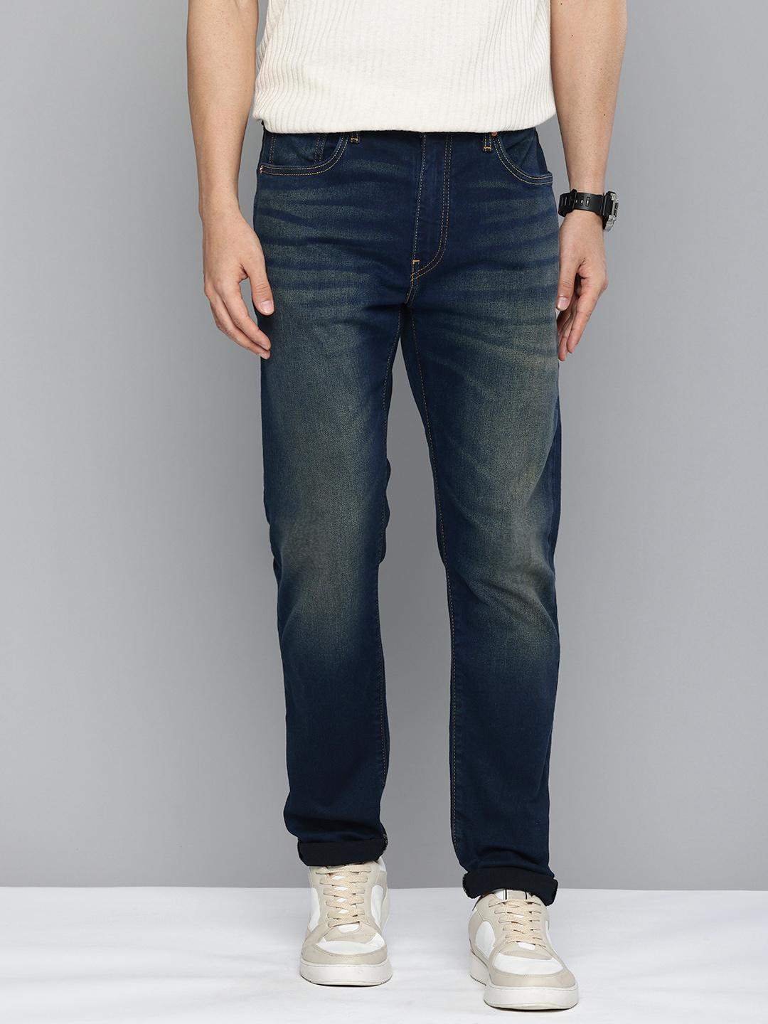 Levis Men 512 Slim Tapered Fit  Heavy Fade Stretchable Jeans