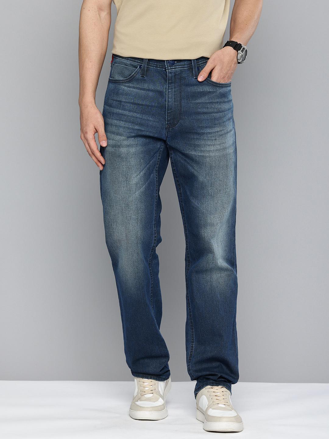 Levis Men Redloop 541 Tapered Fit Heavy Fade Stretchable Jeans