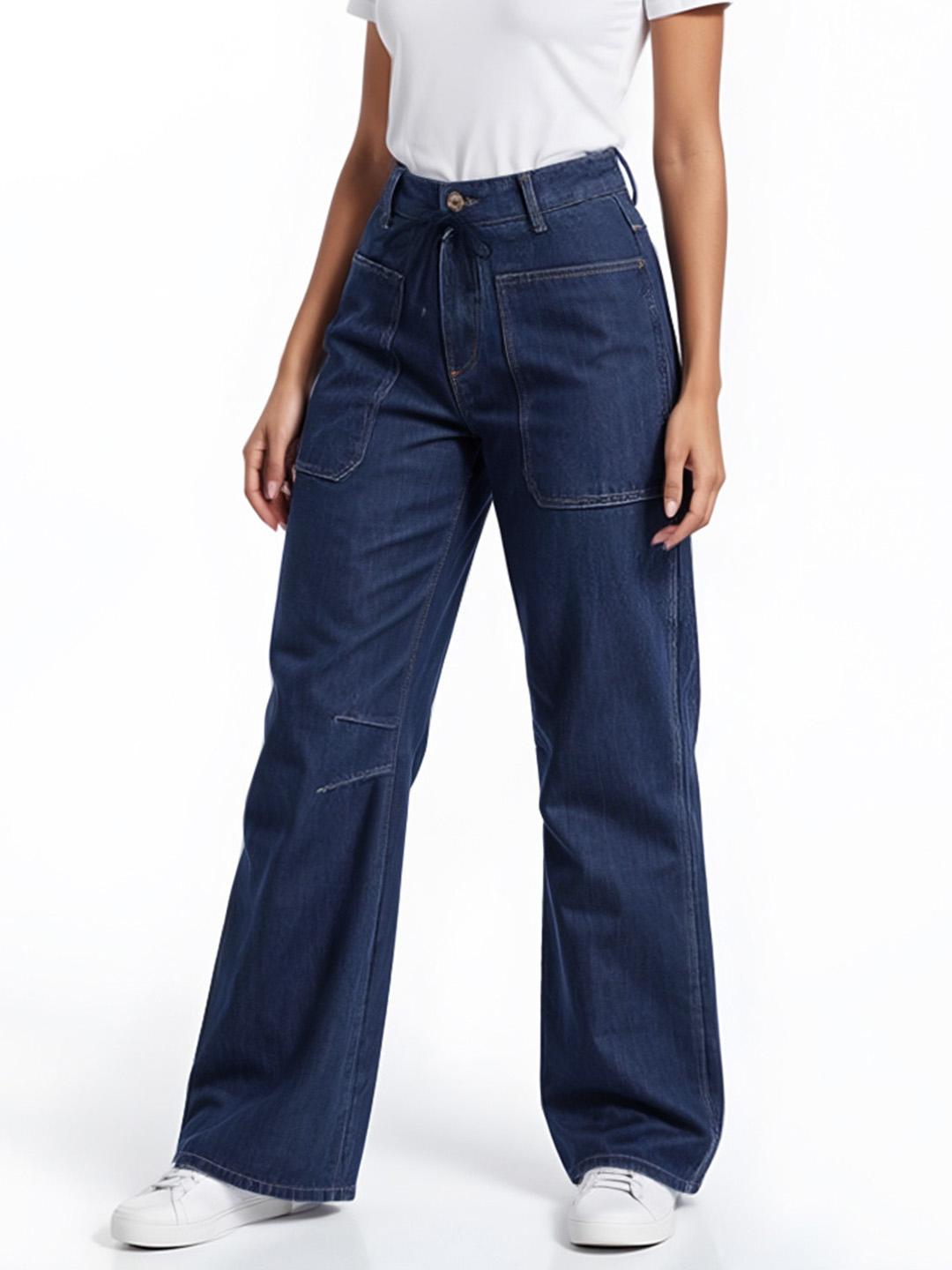 glitchez Women Mid-Rise Baggy Fit Jeans