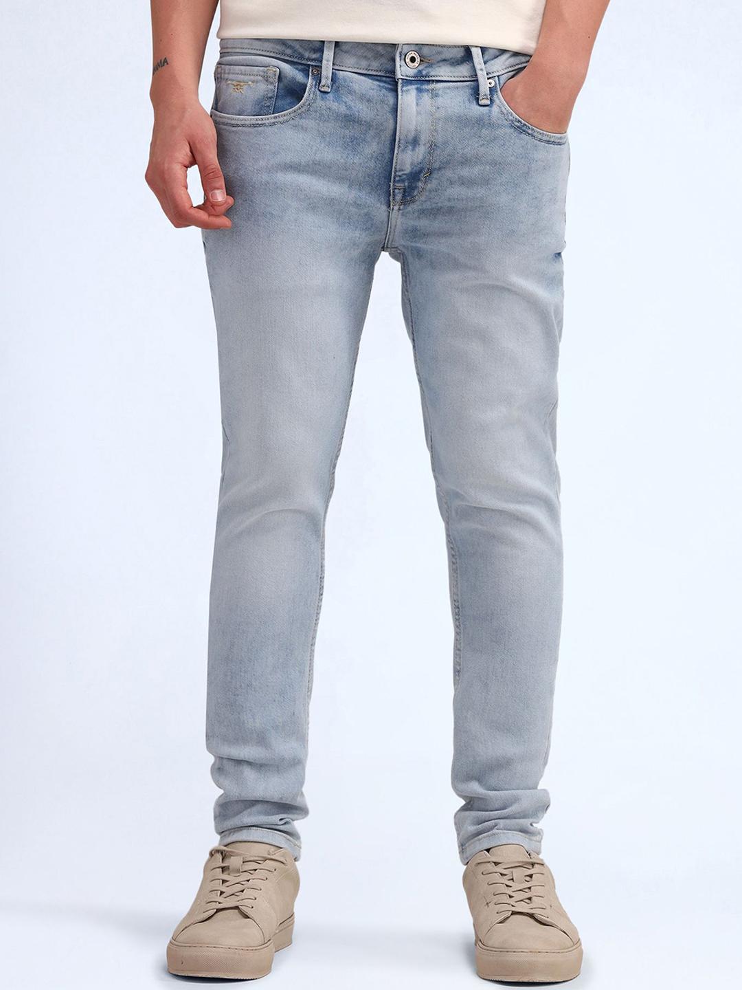 Flying Machine Men Skinny Fit Heavy Fade Jeans