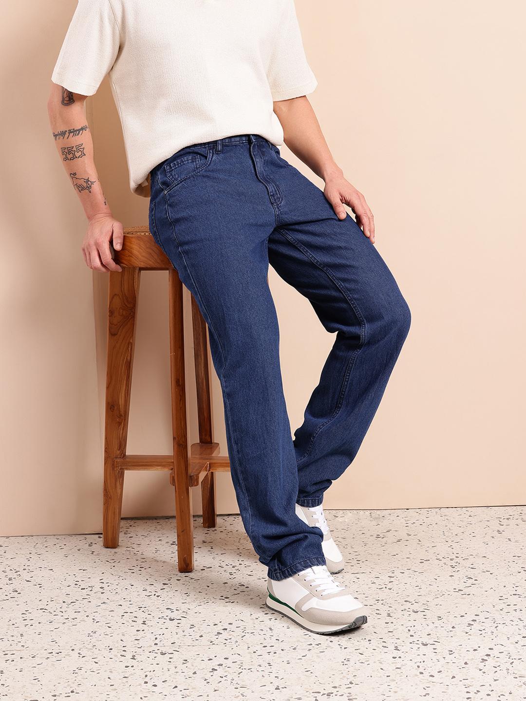 Mast & Harbour Men Regular Fit Mid-Rise Jeans