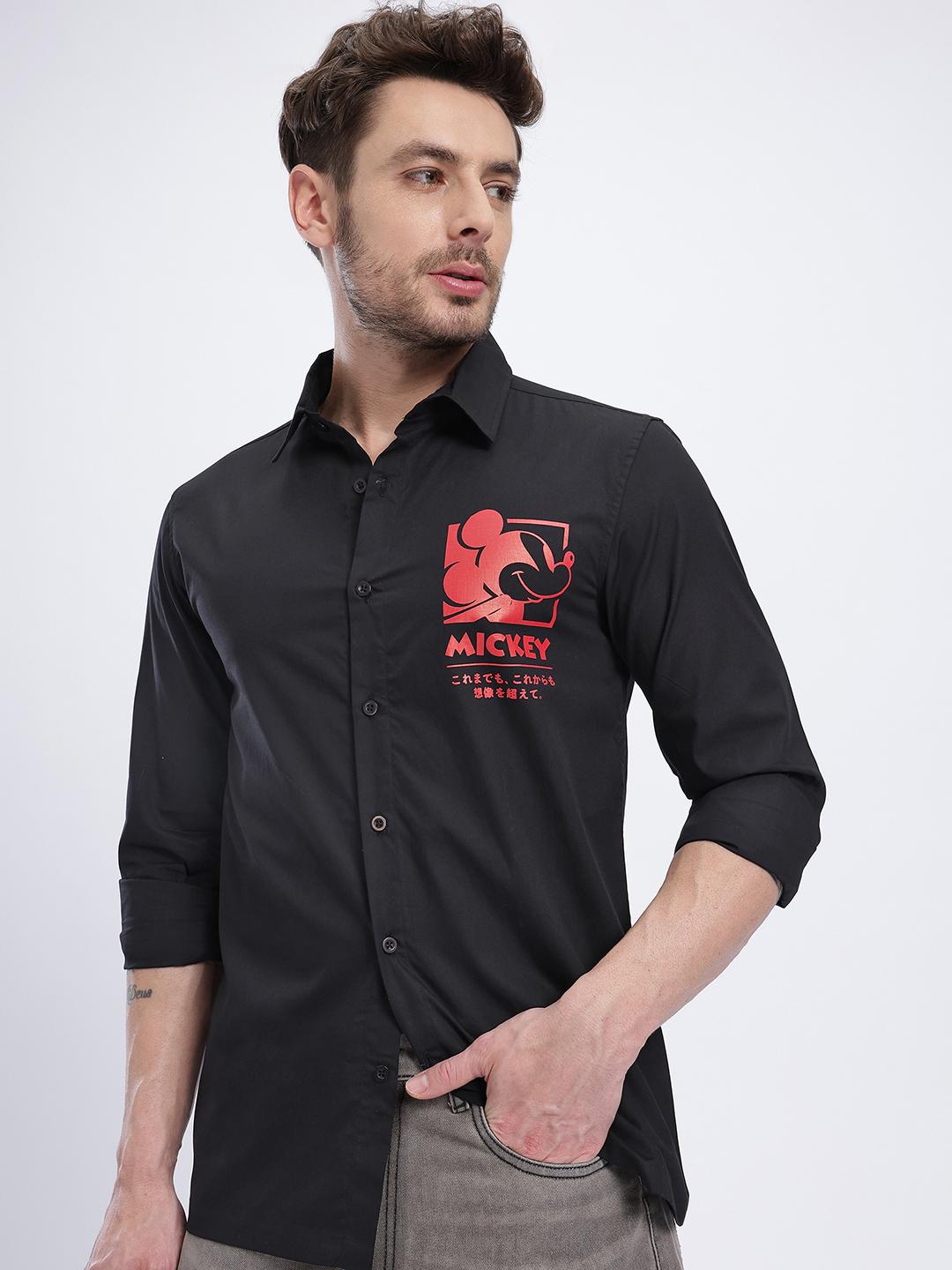 glitchez Mickey Mouse Regular Shirt