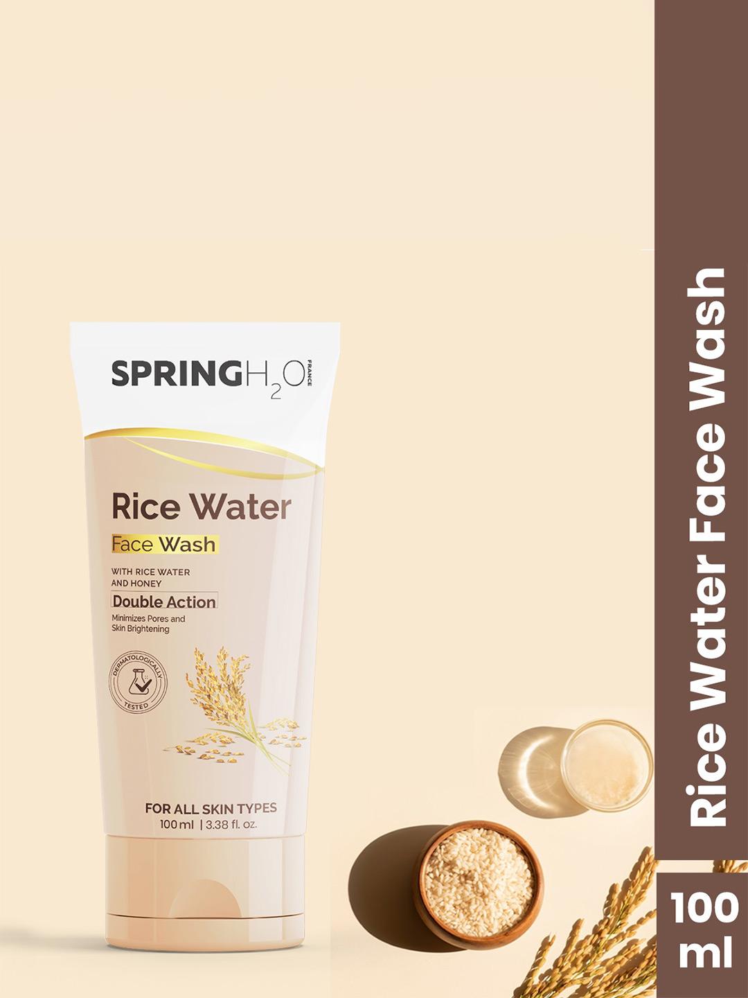 Spring H2O Skin Brightening Rice Water Face Wash With Honey 100 Ml - - Personal Care for Unisex deal on Myntra