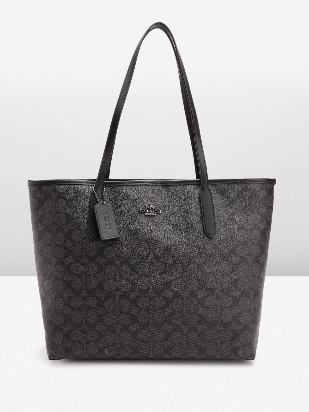 Buy Coach Textured Structured Shoulder Bag - Handbags for Women ...