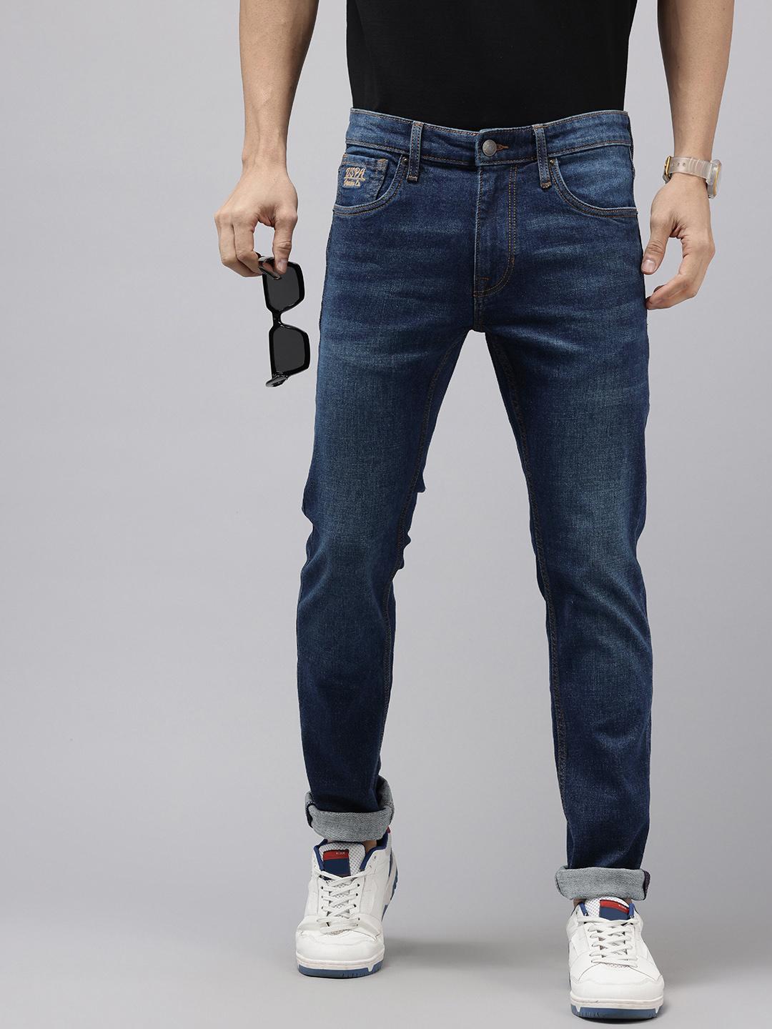 U.S. Polo Assn. Denim Co. Men Regallo Skinny Fit Light Fade Stretchable Jeans