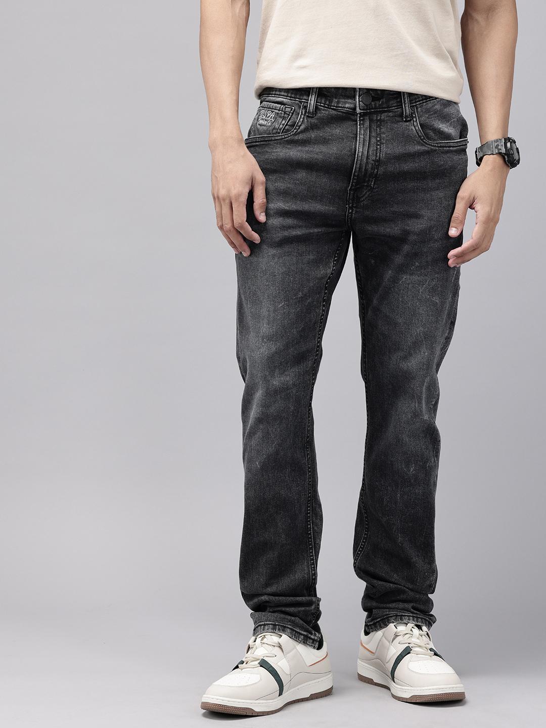 U.S. Polo Assn. Denim Co. Men Regallo Skinny Fit Heavy Fade Stretchable Jeans