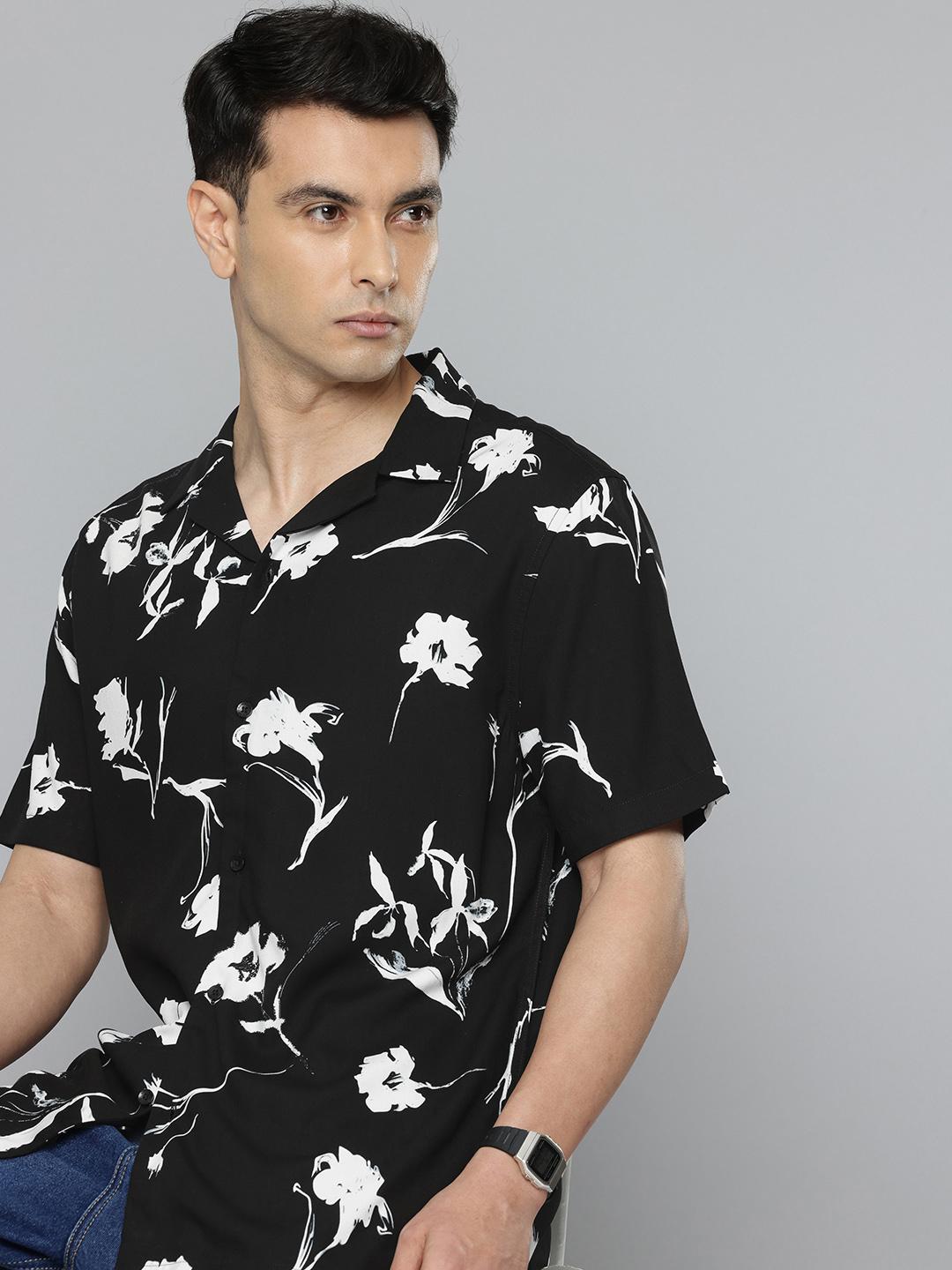 Flying Machine Floral Printed Casual Shirt