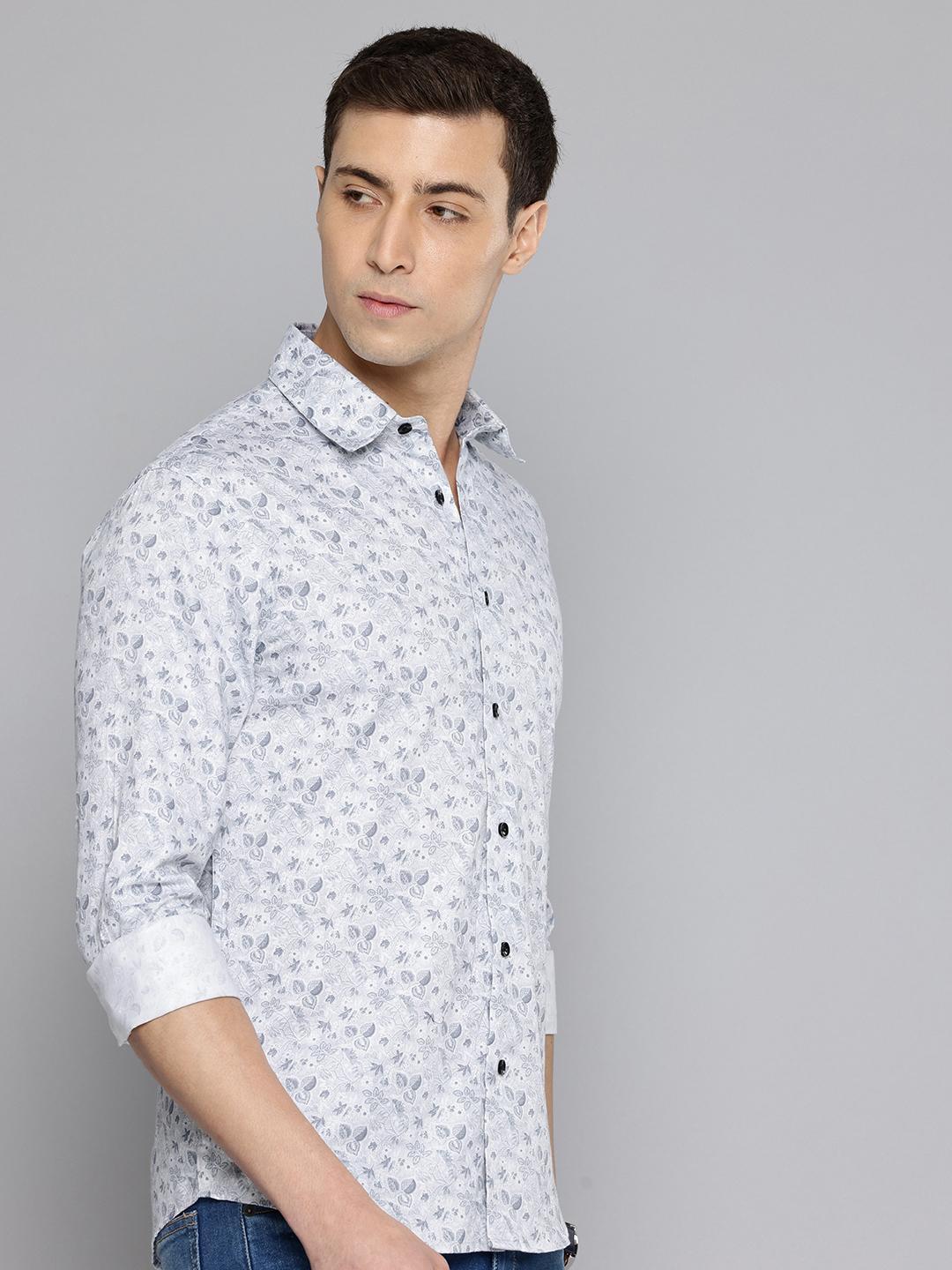 Flying Machine Slim Fit Tropical Printed Pure Cotton Casual Shirt