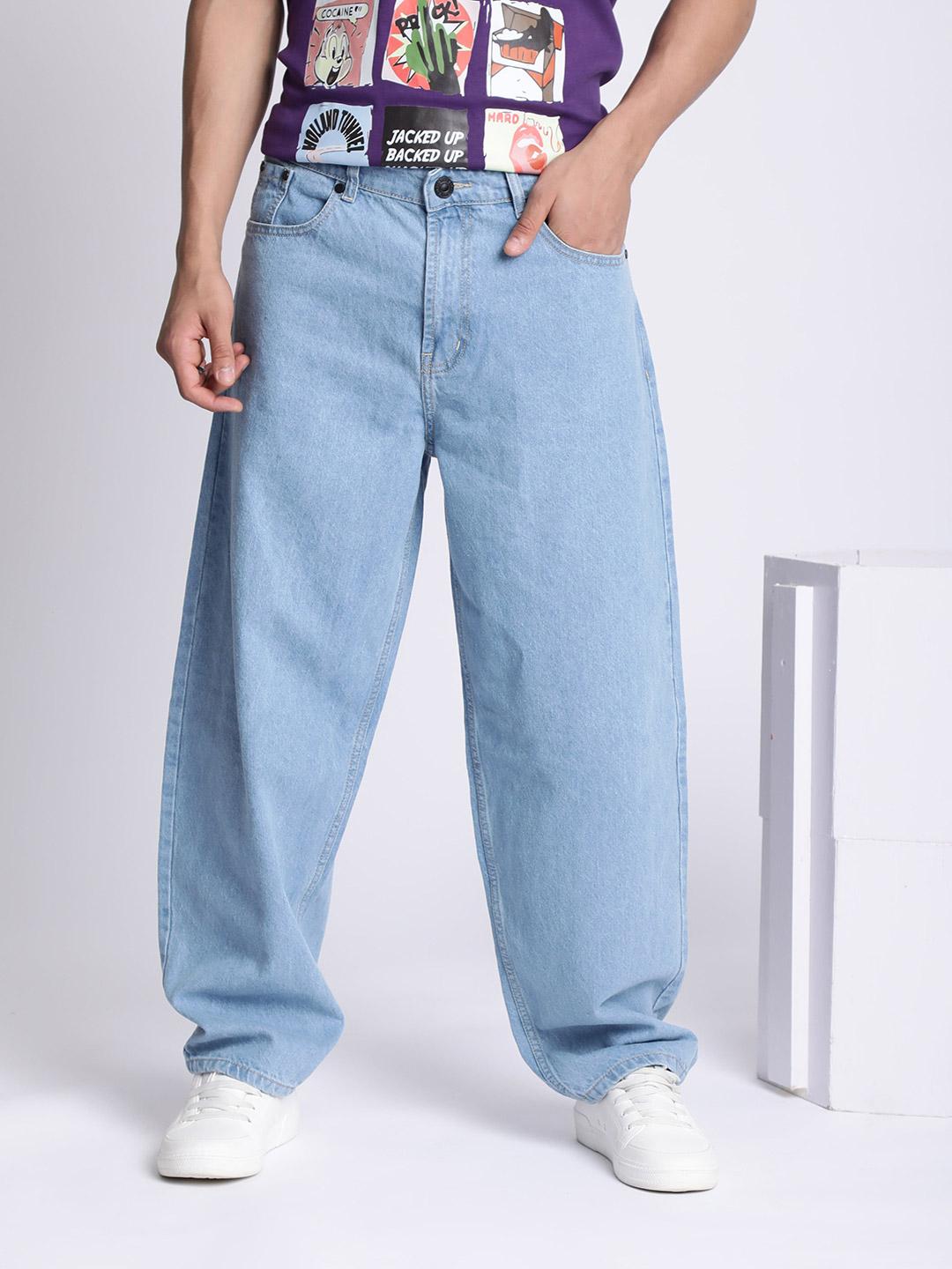 Bene Kleed Men Barrel fit High-Rise Jeans