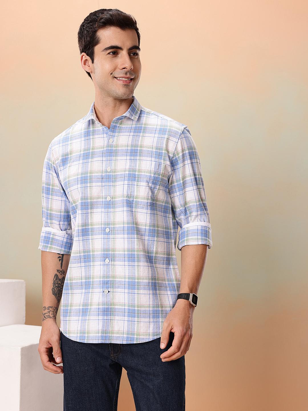 Mast & Harbour Checked Casual Shirt