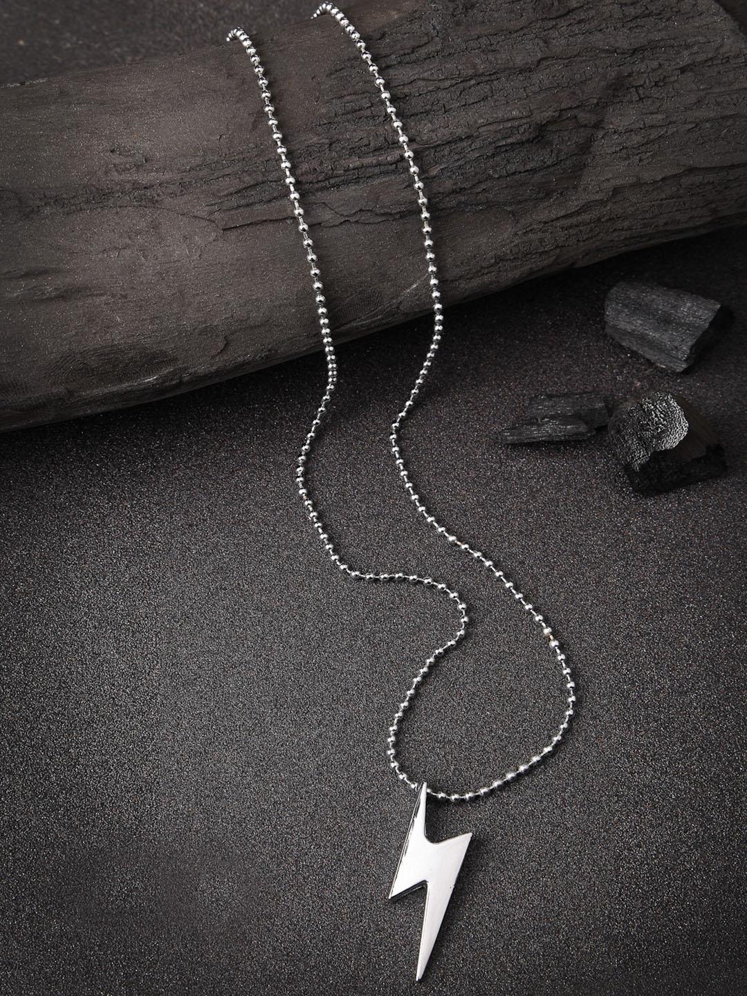 Flash Chain Buy Roadster Men Silver Plated Flash Pendent With Chain - Pendant for ...