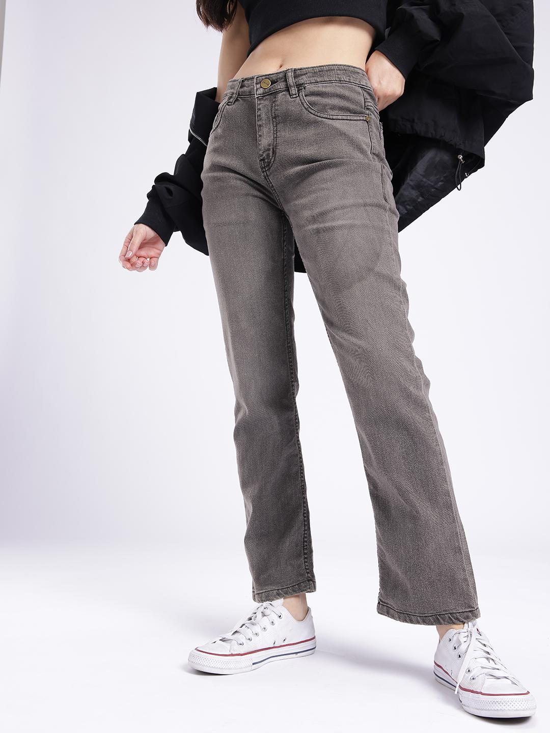 glitchez Women Straight Fit Stretchable Jeans