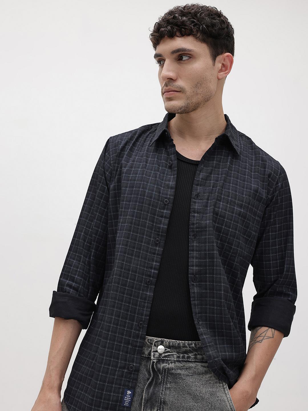 The Roadster Life Co. Cotton Checked Casual Shirt